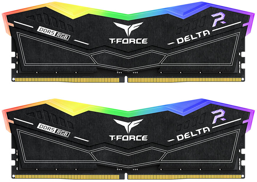 Picture of Picture of Team Group Kit 64GB (2 x 32GB) DDR5 6000MHz Delta RGB Negro CL38