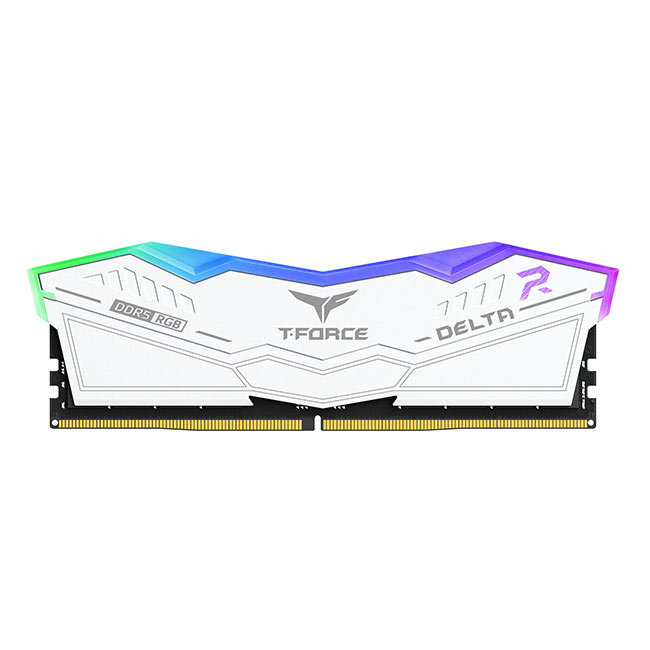 Picture of Picture of Team Group Kit 32GB (2 x 16GB) DDR5 5200MHz Delta RGB Blanco CL40