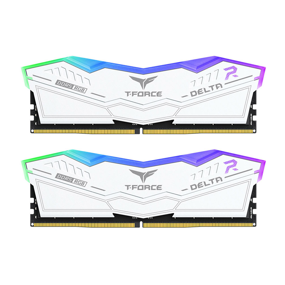 Picture of Picture of Team Group Kit 48GB (2 x 24GB) DDR5 7600MHz Delta RGB Blanco CL36