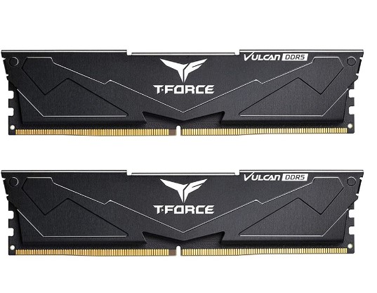 Picture of Picture of Team Group Kit 64GB (2 x 32GB) DDR5 5200MHz Vulcan Negro CL40