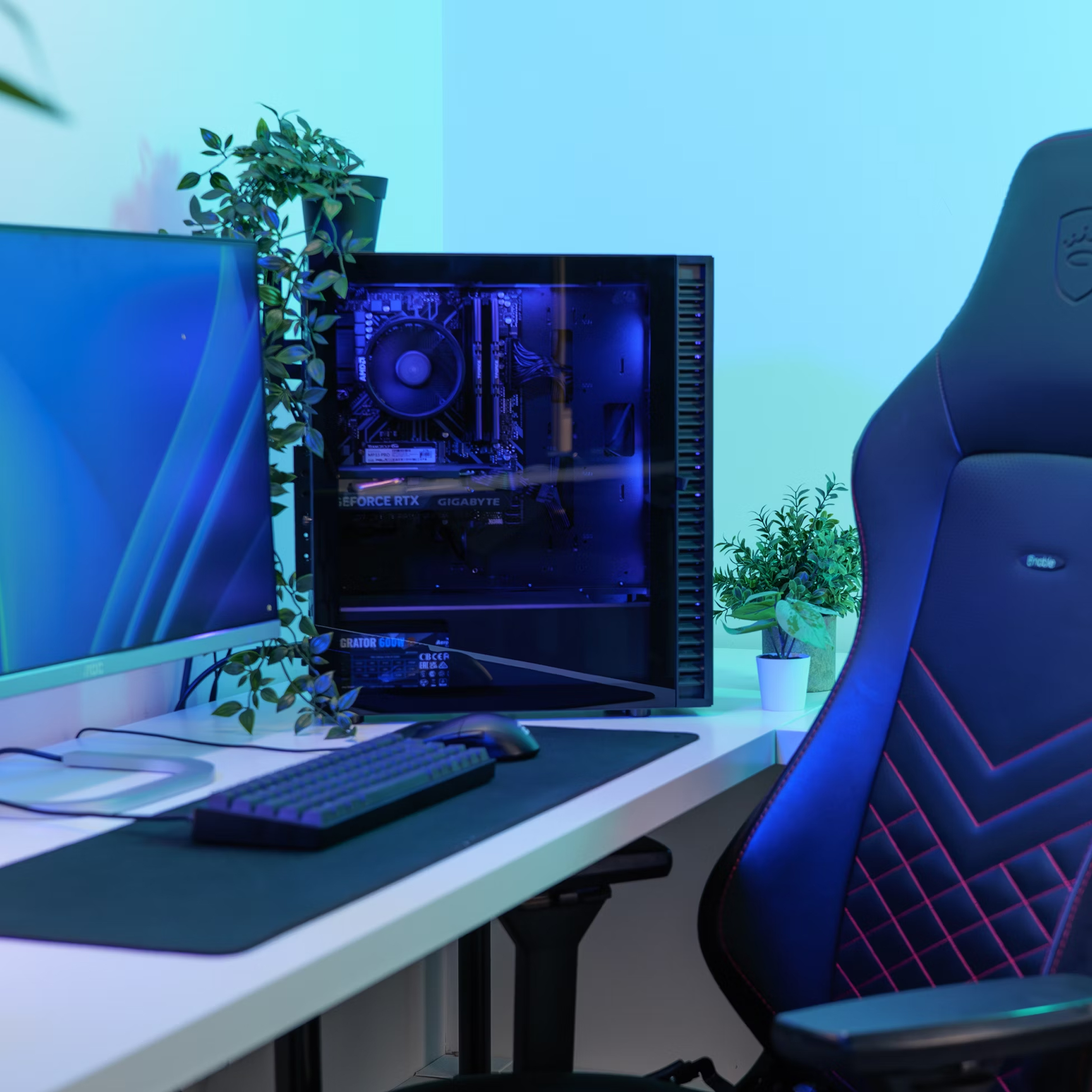 King Mod Systems - Ordenador Mach 1 Gamer-PC Ryzen 5 5600 16GB DDR4 1TB RTX 4060 WiFi W11
