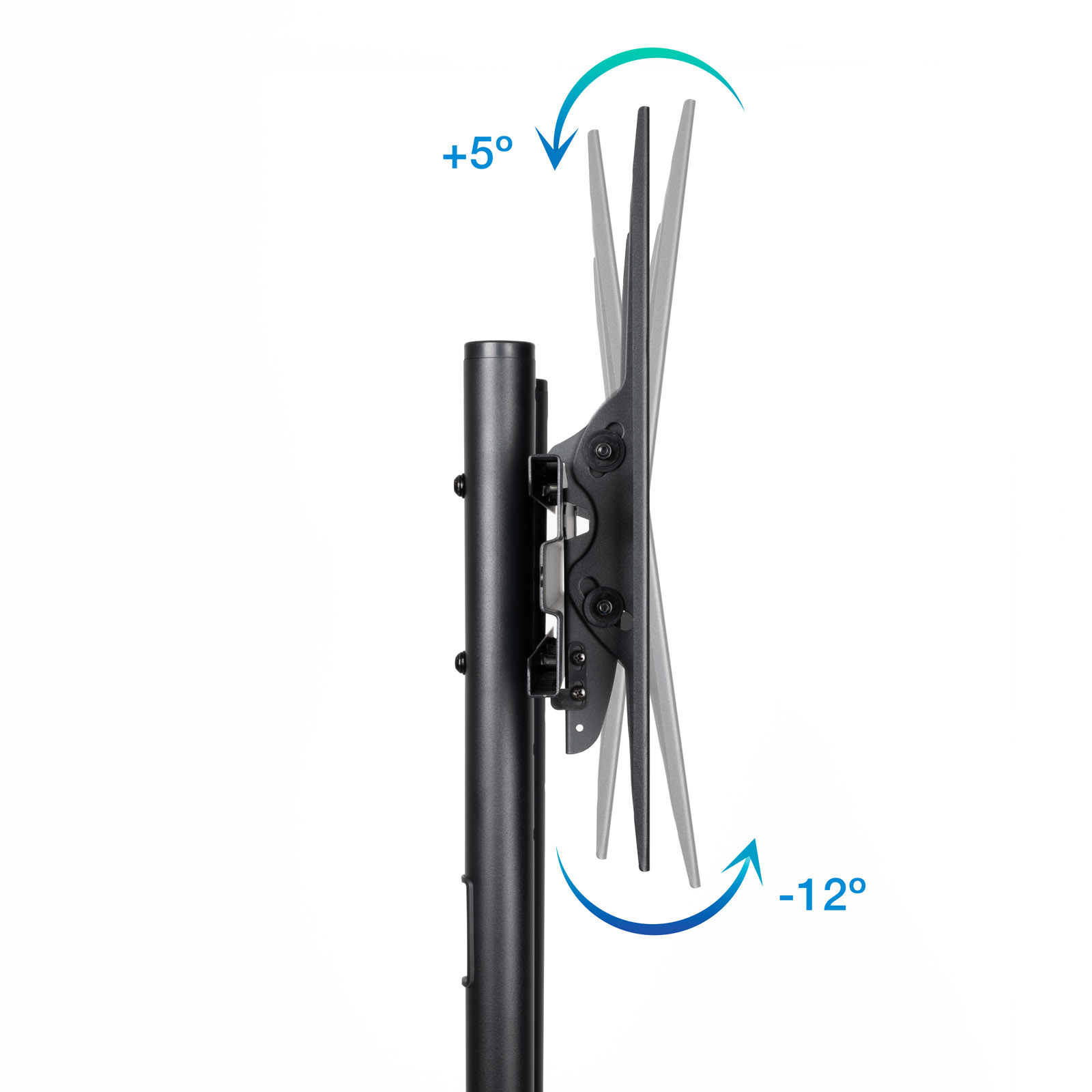 Tooq - Soporte Móvil Tooq RAMSÉS 37" a 70" Max 50Kg Negro