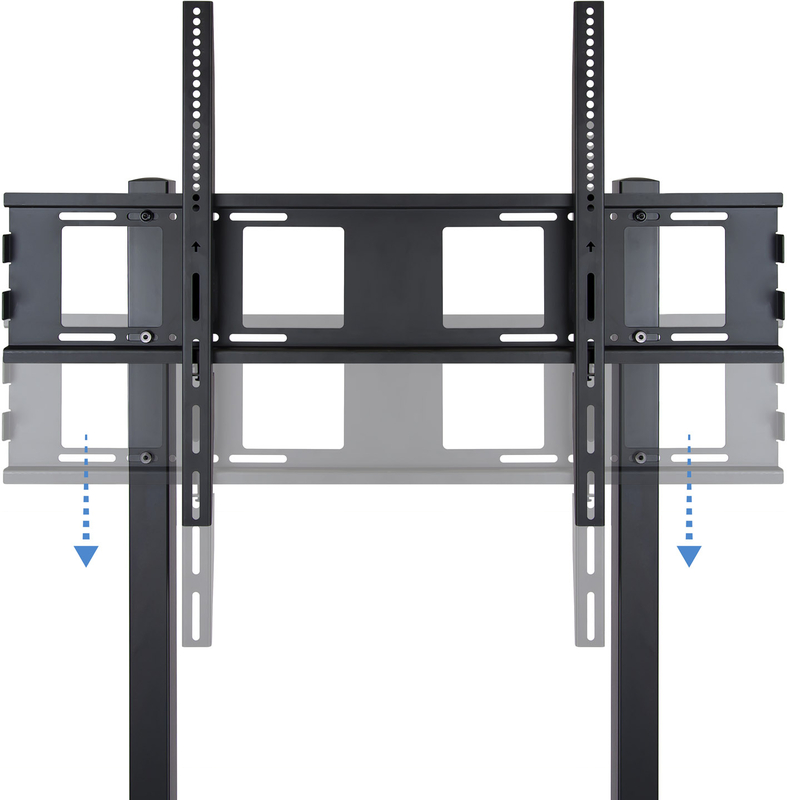 Tooq - Soporte Móvel Tooq Tilt Ajustable 37" a 100" Max. 150kg Negro