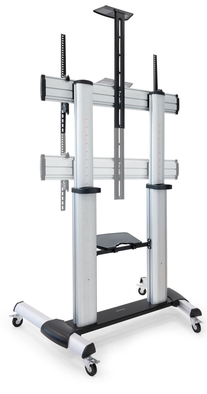 Tooq - Soporte Móvel Tooq PARTENON 60" a 100" Máx. 100Kg Plata