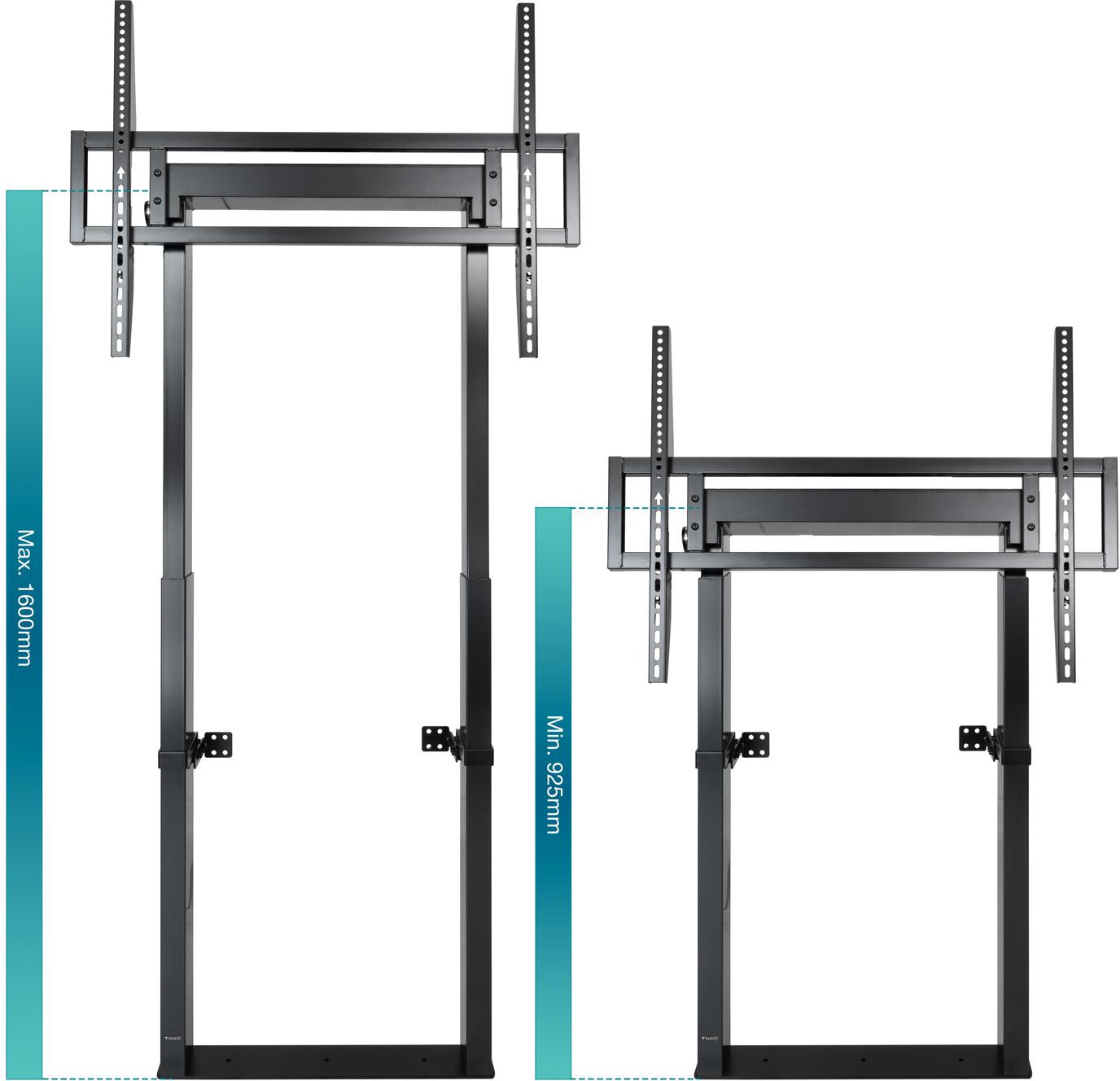 Picture of Picture of Soporte Suelo/Pared Fijo Tooq HIPERIÓN 55" a 100" Máx. 120Kg Negro