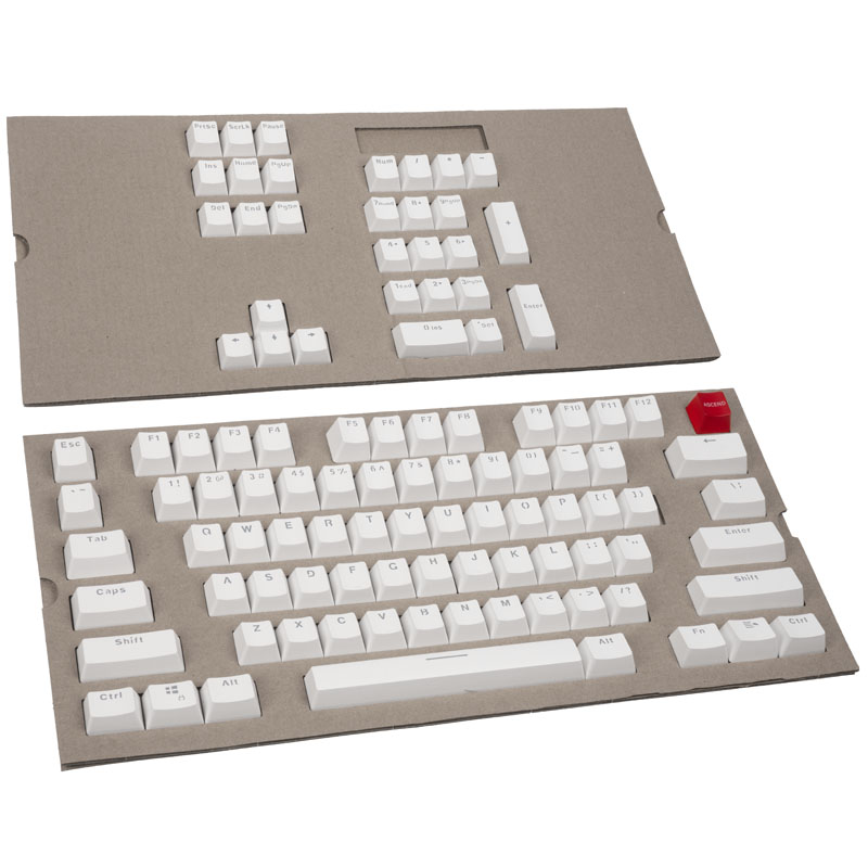 Picture of Picture of Juego de 104 Teclas Glorious ABS Doubleshot Blanco (US)