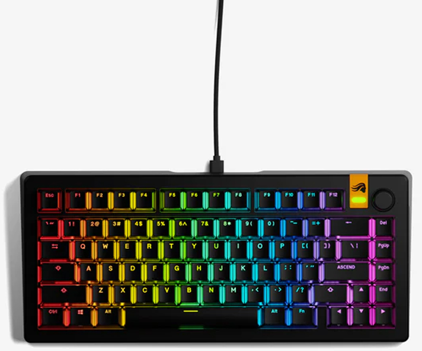 Picture of Picture of Teclado Mecânico Glorious GMMK 3 75% Negro - Fox Switch (US)