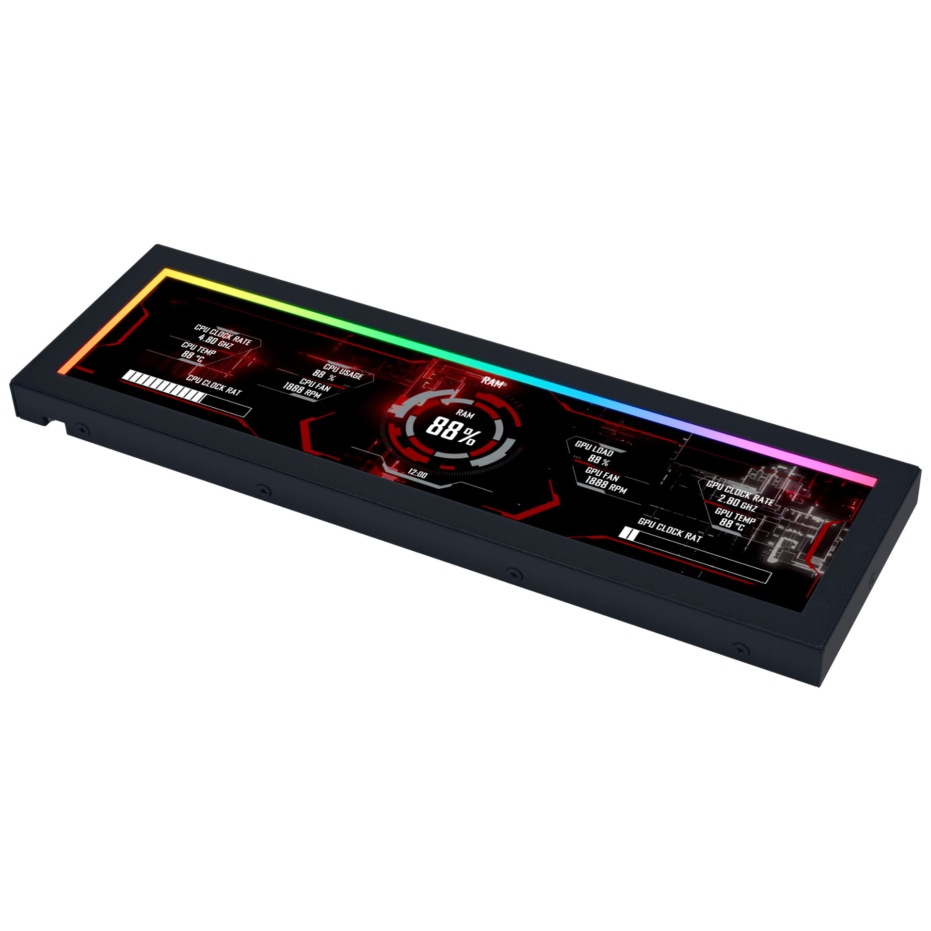 Lian Li - Monitor Portable Lian Li 8.8" Negro