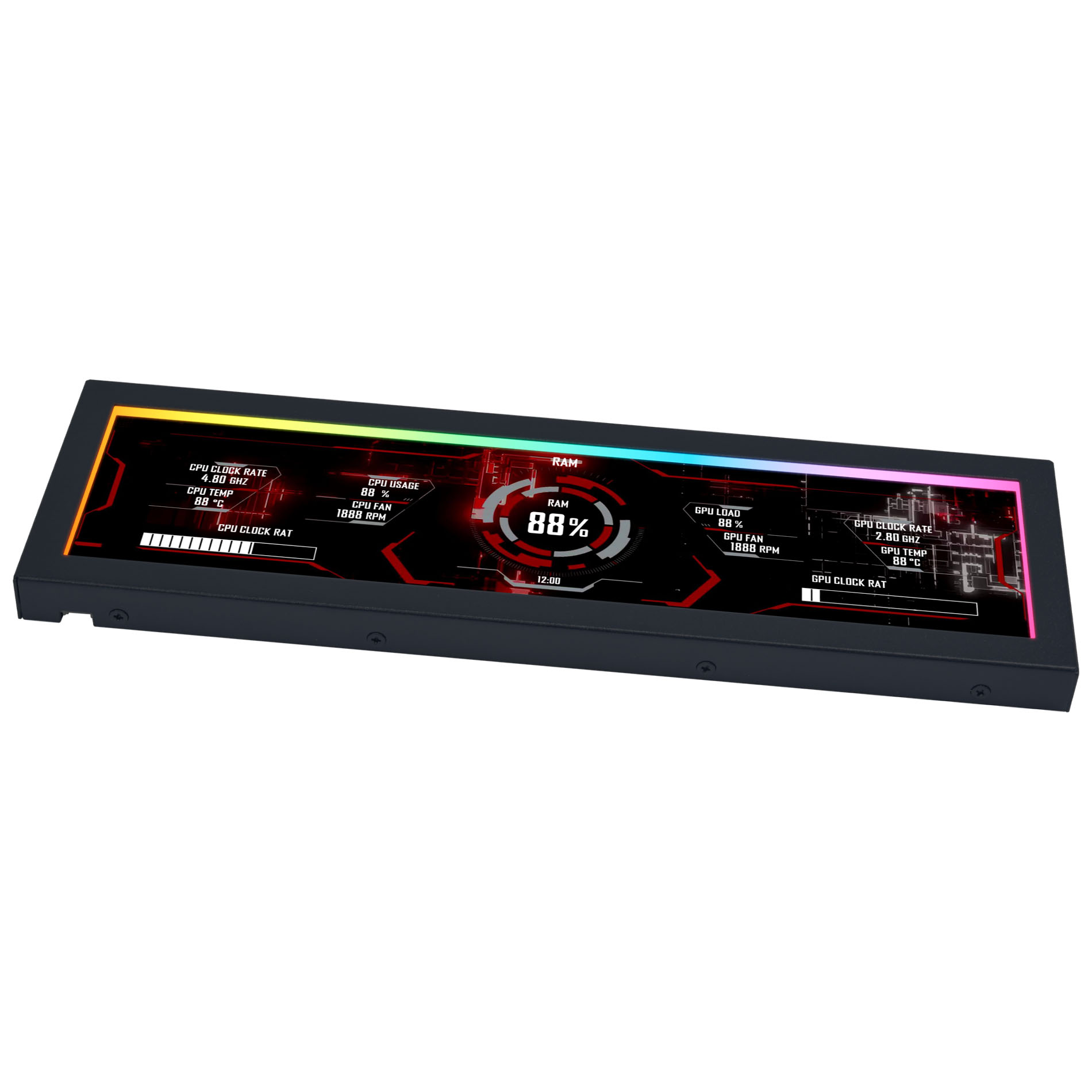 Lian Li - Monitor Portable Lian Li 8.8" Negro