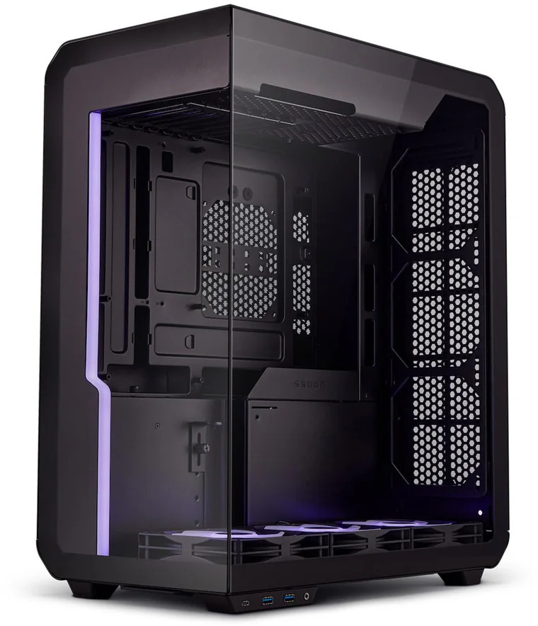 Picture of Picture of Caja ATX Ssupd Xhuttle Negro Vidrio Templado