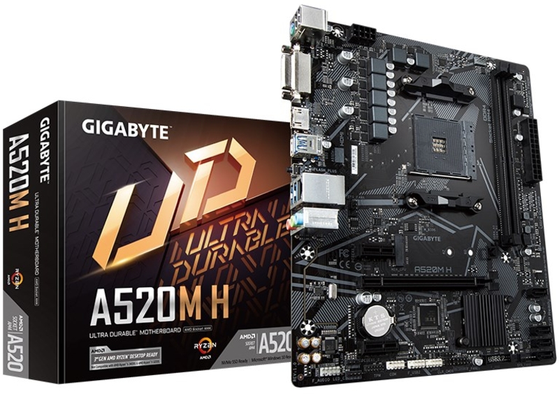Gigabyte - Placa Base Gigabyte A520M-H