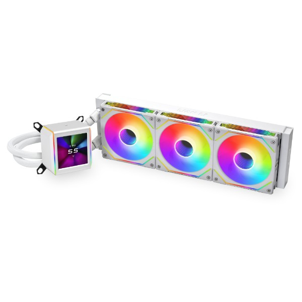 Picture of Picture of Kit Refrigeración Líquida CPU AIO Lian Li GALAHAD II LCD 360 IN ARGB Blanco - 360mm