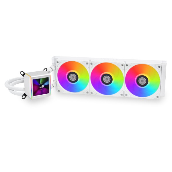 Picture of Picture of Kit Refrigeración Líquida CPU AIO Lian Li GALAHAD II LCD 360 ARGB Blanco - 360mm