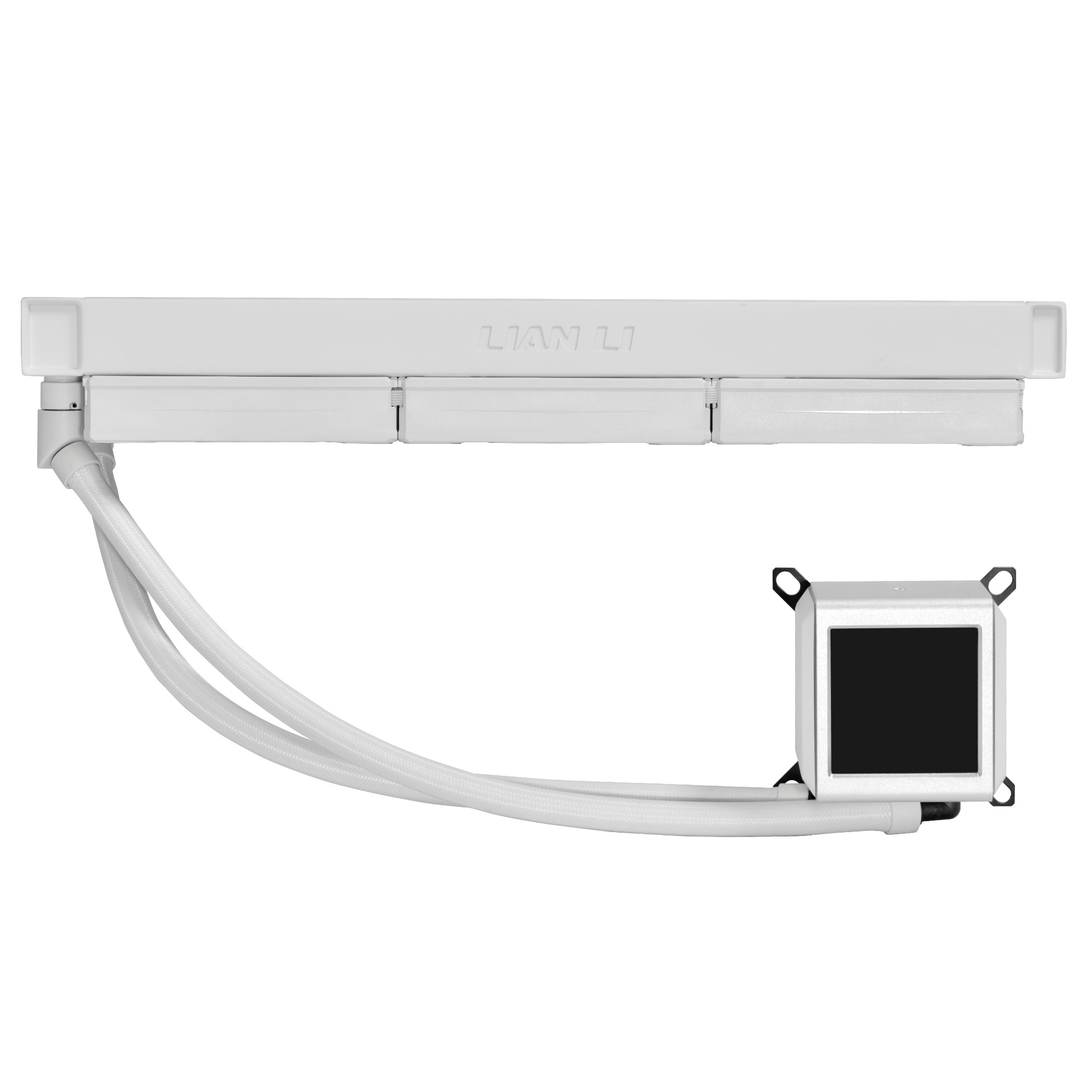 Lian Li - Kit Refrigeración Líquida CPU AIO Lian Li GALAHAD II LCD 360 ARGB Blanco - 360mm