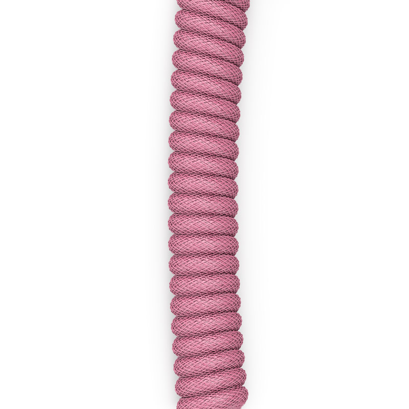 Glorious - Cable Coiled Glorious USB-C para USB-A , 1,37m - Prism Pink