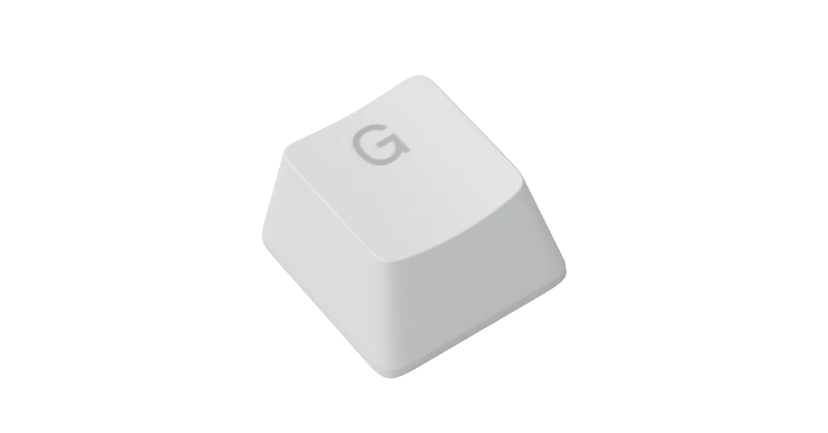 Picture of Picture of Juego de 123 Teclas Glorious ABS Doubleshot V2, Blanco (US ANSI)