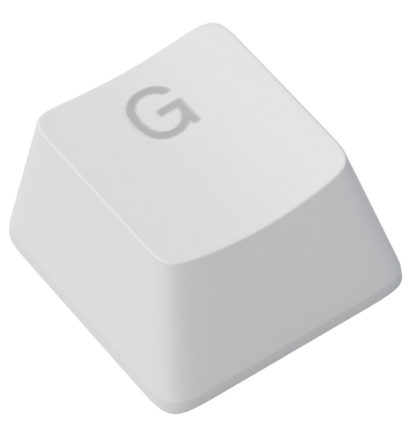Glorious - Juego de 123 Teclas Glorious ABS Doubleshot V2, Blanco (US ANSI)