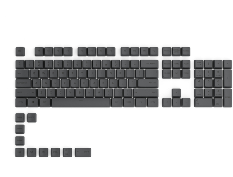 Picture of Picture of Juego de 114 Teclas Glorious PBT Black (US ANSI)