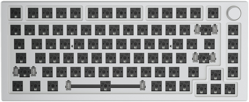 Picture of Picture of Barebone Glorious GMMK Pro 75% White Ice