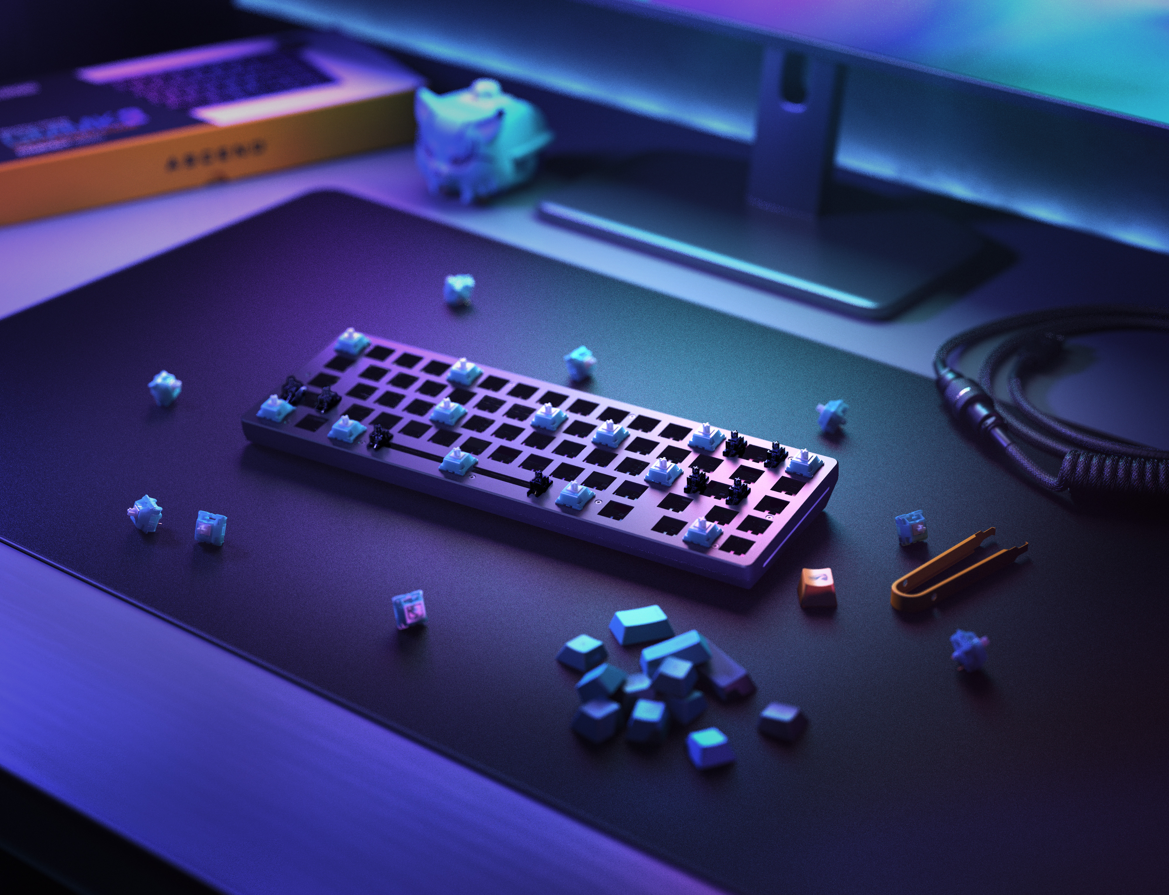 Glorious - Barebone Glorious GMMK 2 Compact Rosa (ANSI)