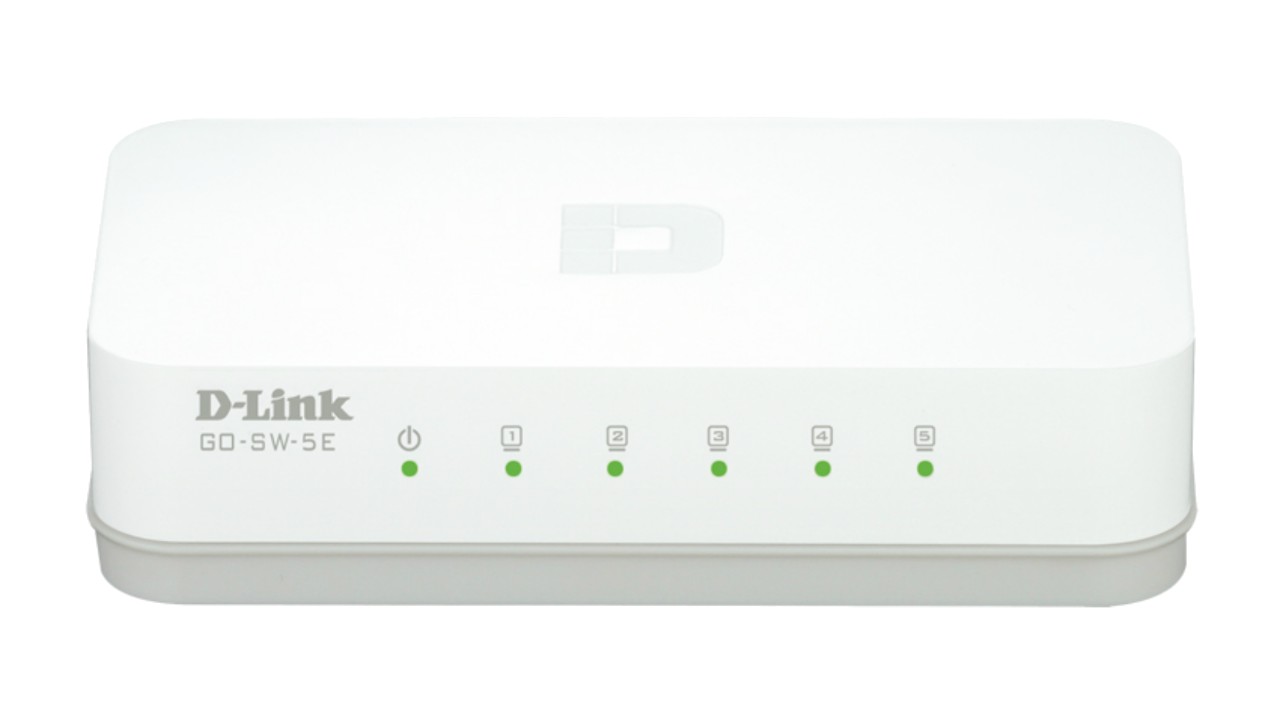 D-Link - Switch D-Link GO-SW-5E 5 Portas 10/100Mbps