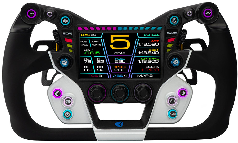 Picture of Picture of Volante Cube Controls GTX2 Grip (32cm) - Blanco / Negro