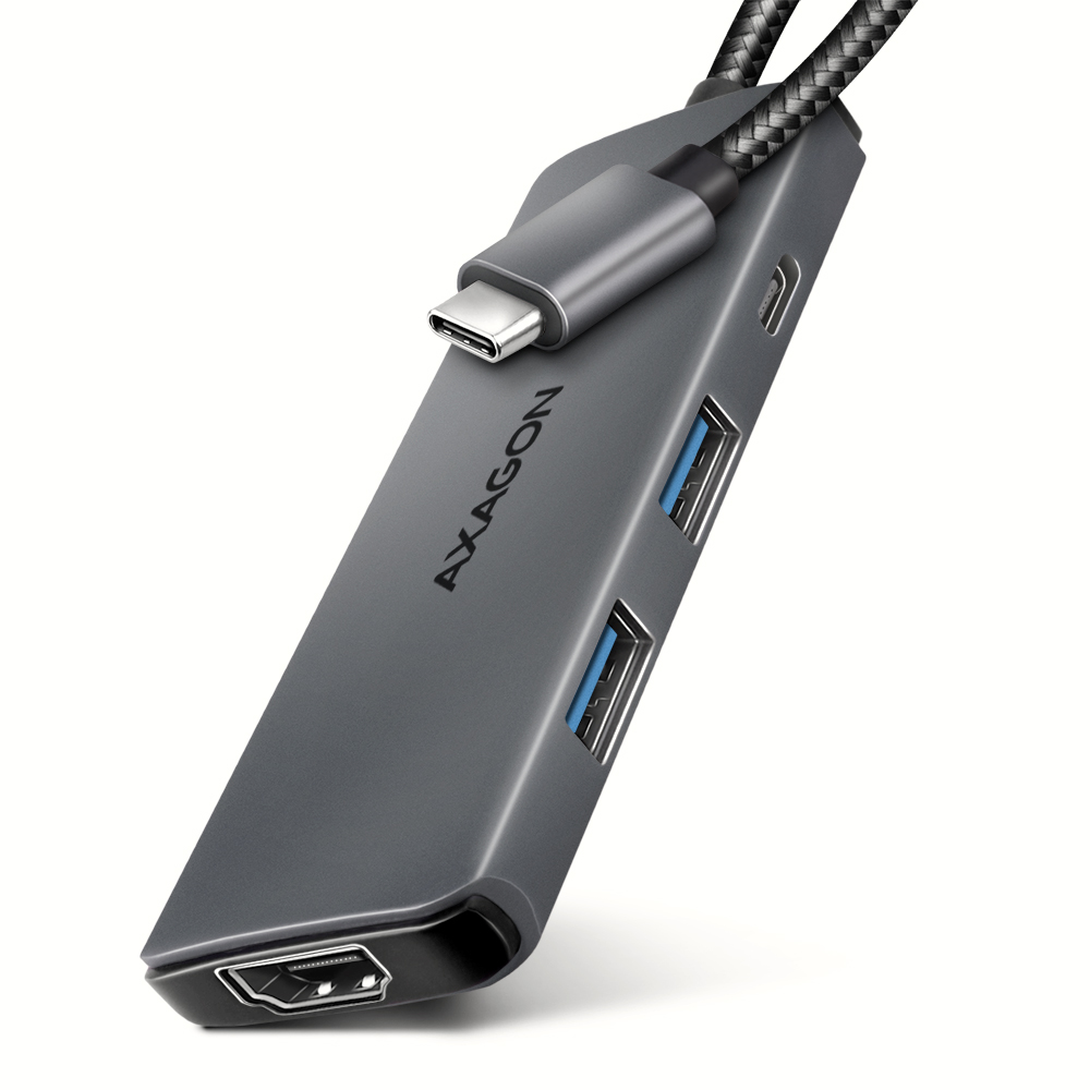 - Multiport-USB-C Hub AXAGON HMC-5H8K USB-C 3.2 Gen 1, 2x USB-A, 1x USB-C, 8K HDMI, PD 100W, 15cm USB-C cable Picture of - Multiport-USB-C Hub AXAGON HMC-5H8K USB-C 3.2 Gen 1, 2x USB-A, 1x USB-C, 8K HDMI, PD 100W, 15cm USB-C cable