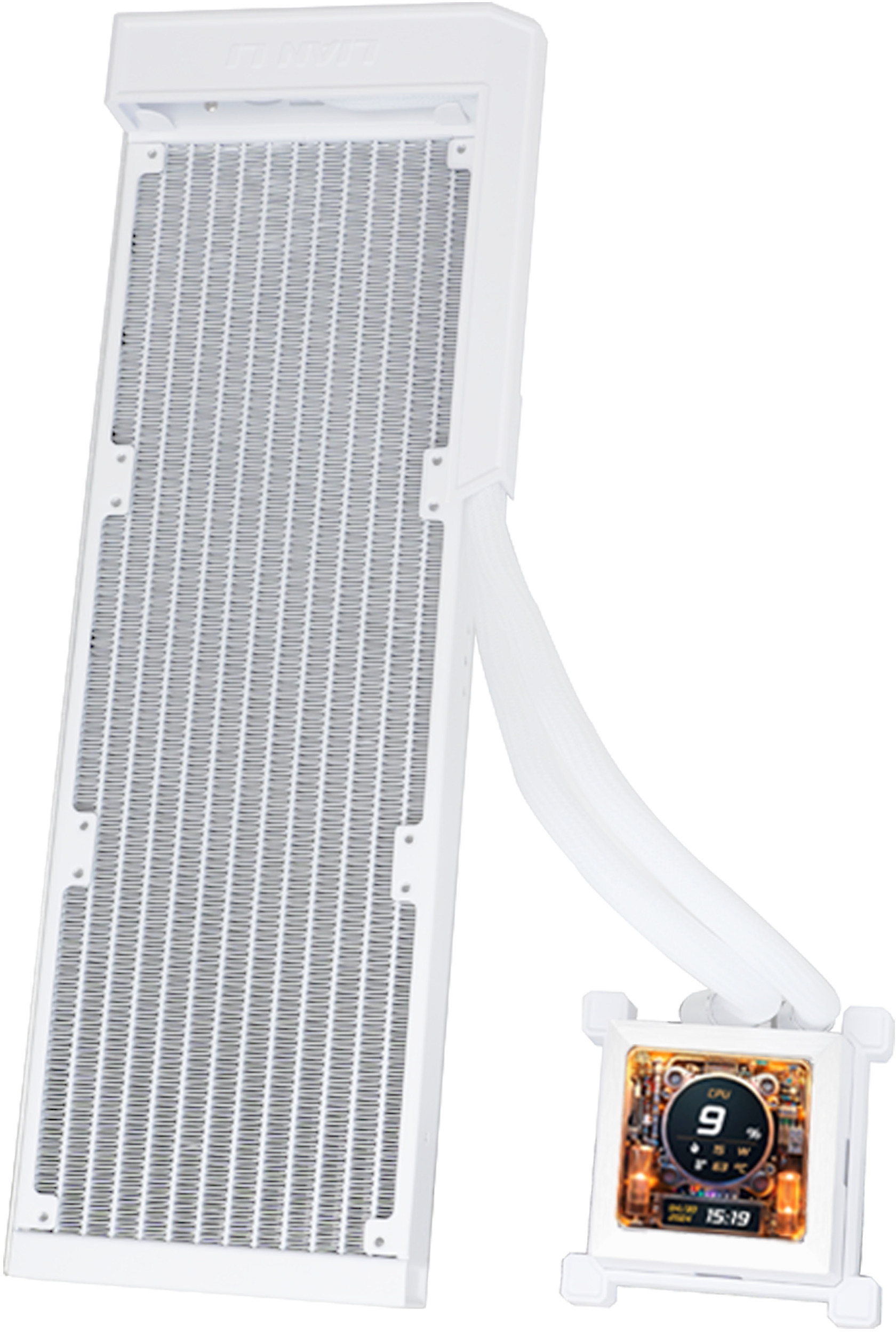 Picture of Picture of Kit Refrigeración Líquida CPU AIO Lian Li HydroShift LCD 360 Blanco - 360mm S/Ventiladores