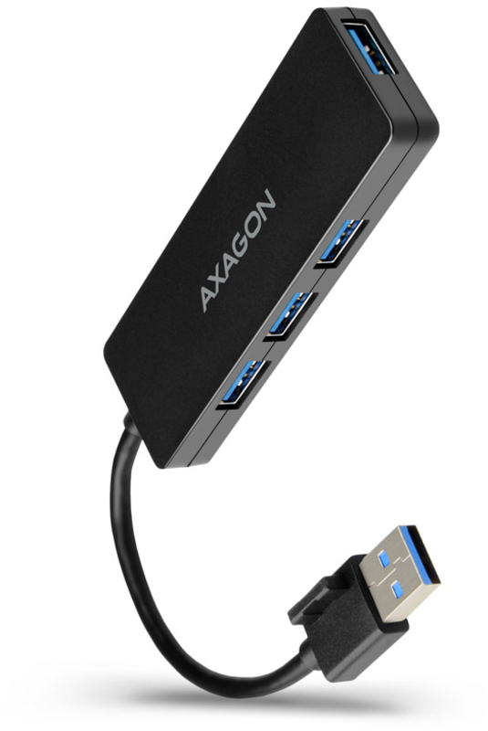 Picture of Picture of Slim Hub AXAGON HUE-G1A Superspeed USB-A, 4x USB 3.0 - 15cm