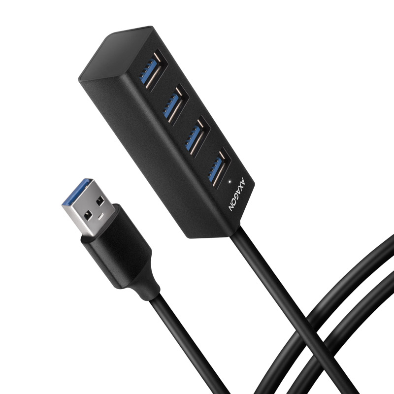 Picture of Picture of USB-A-Hub AXAGON HUE-M1AL, 4x USB 3.2 - 1.2m