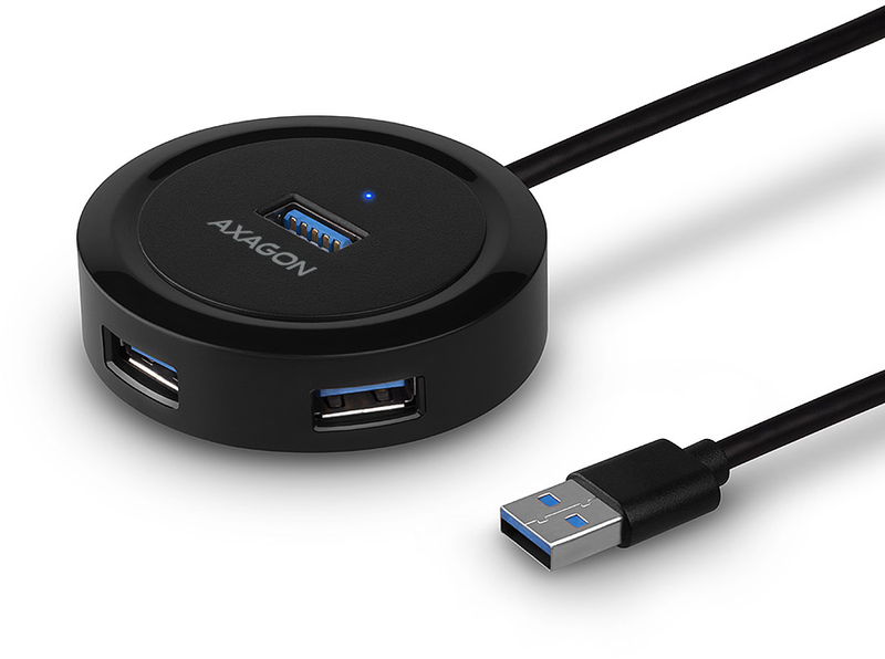 AXAGON - USB-A-Hub AXAGON HUE-P1A , 4x USB 3.0 - 30 cm