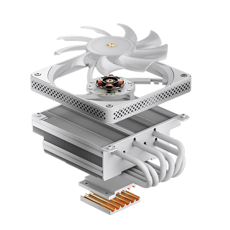 Jonsbo - Ventilador CPU Jonsbo HX6200D Blanco - 120mm (LGA 1700)