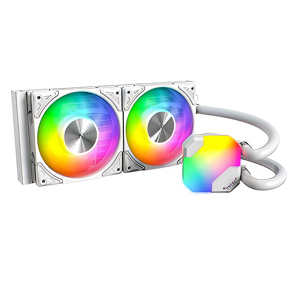 Picture of Picture of Water Cooler CPU Montech HyperFlow ARGB 240mm Blanco