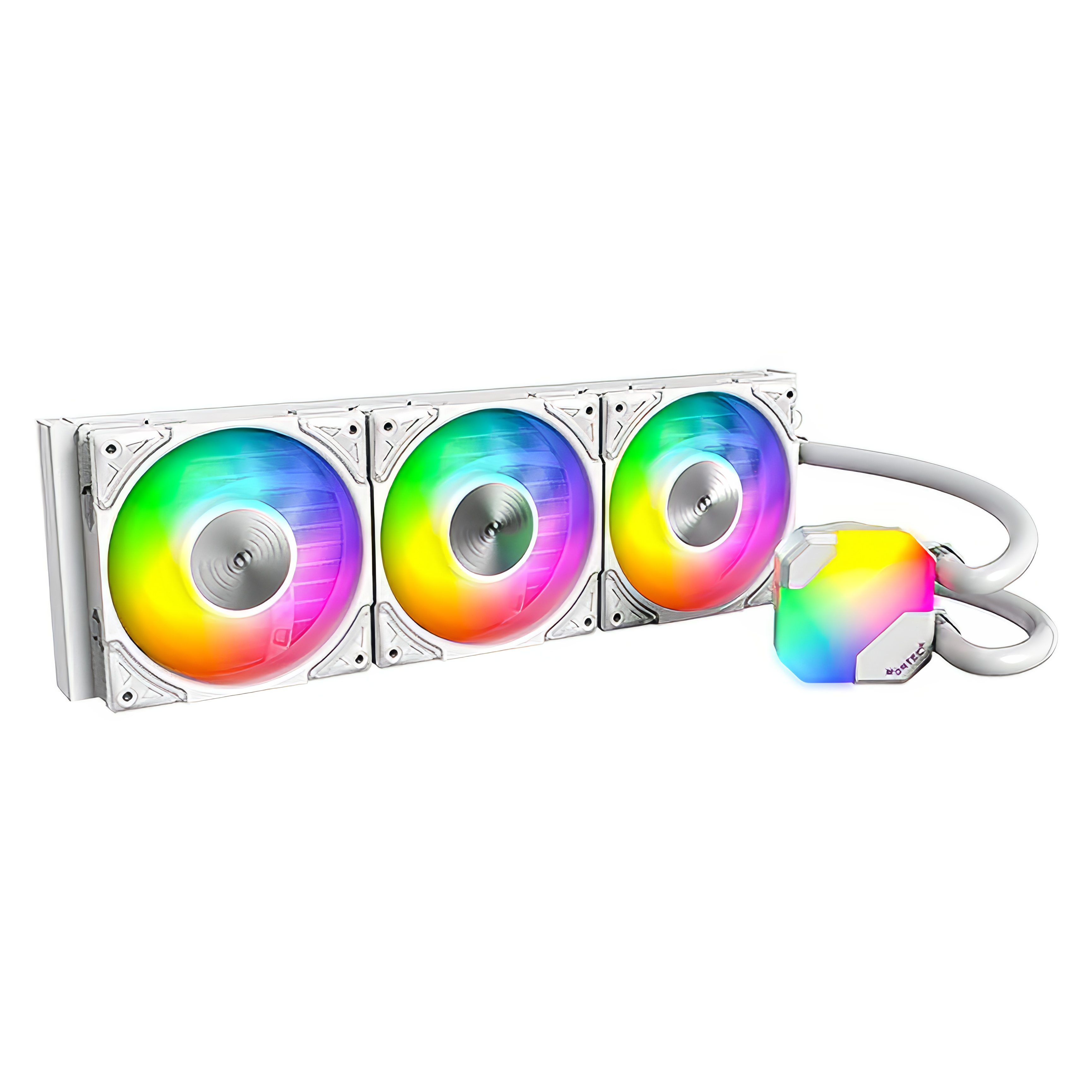Picture of Picture of Water Cooler CPU Montech HyperFlow ARGB 360mm Blanco