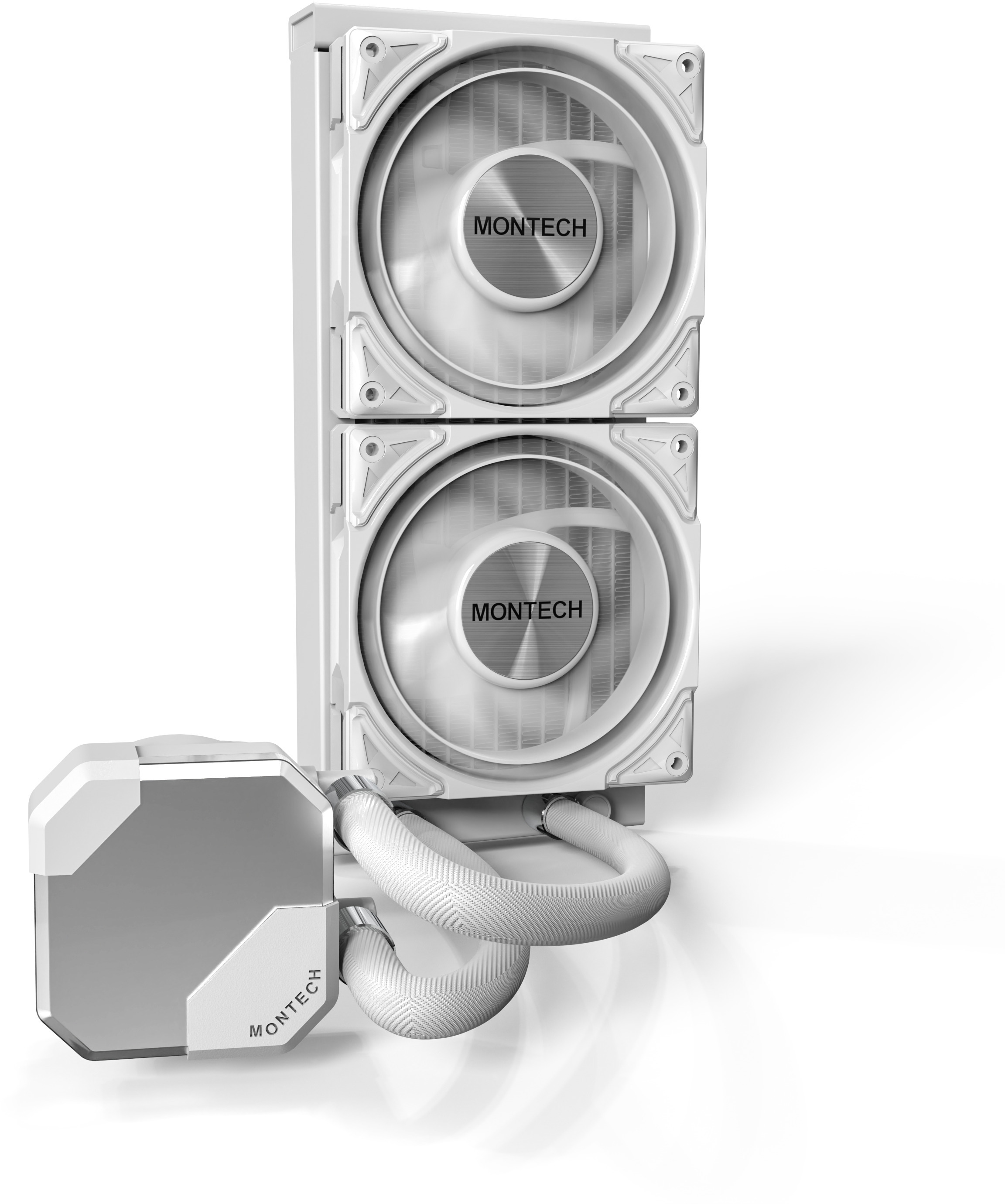 Picture of Picture of Water Cooler CPU Montech HyperFlow Silent 240mm Blanco