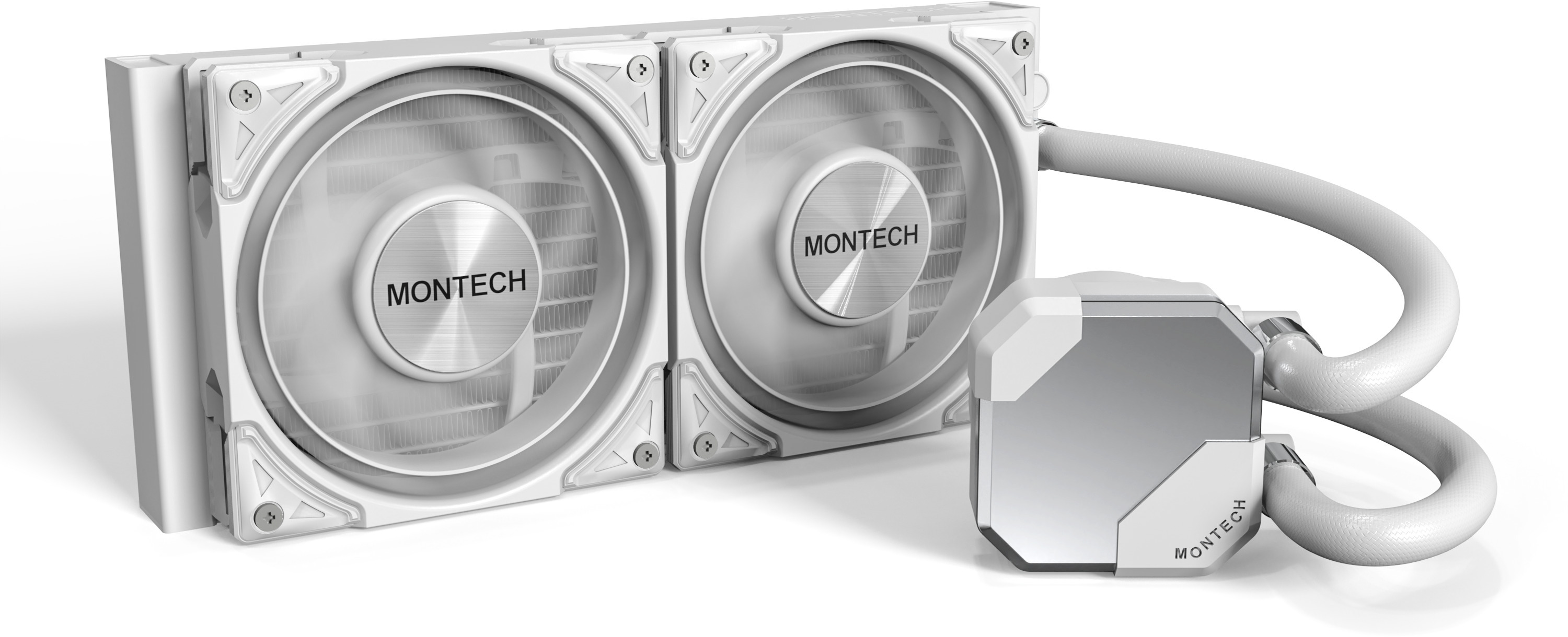 Picture of Picture of Water Cooler CPU Montech HyperFlow Silent 240mm Blanco