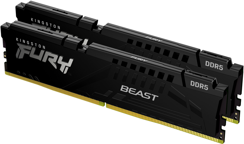 Picture of Picture of Kingston Kit 32GB (2 x 16GB) DDR5 5200MHz FURY Beast Negro CL40