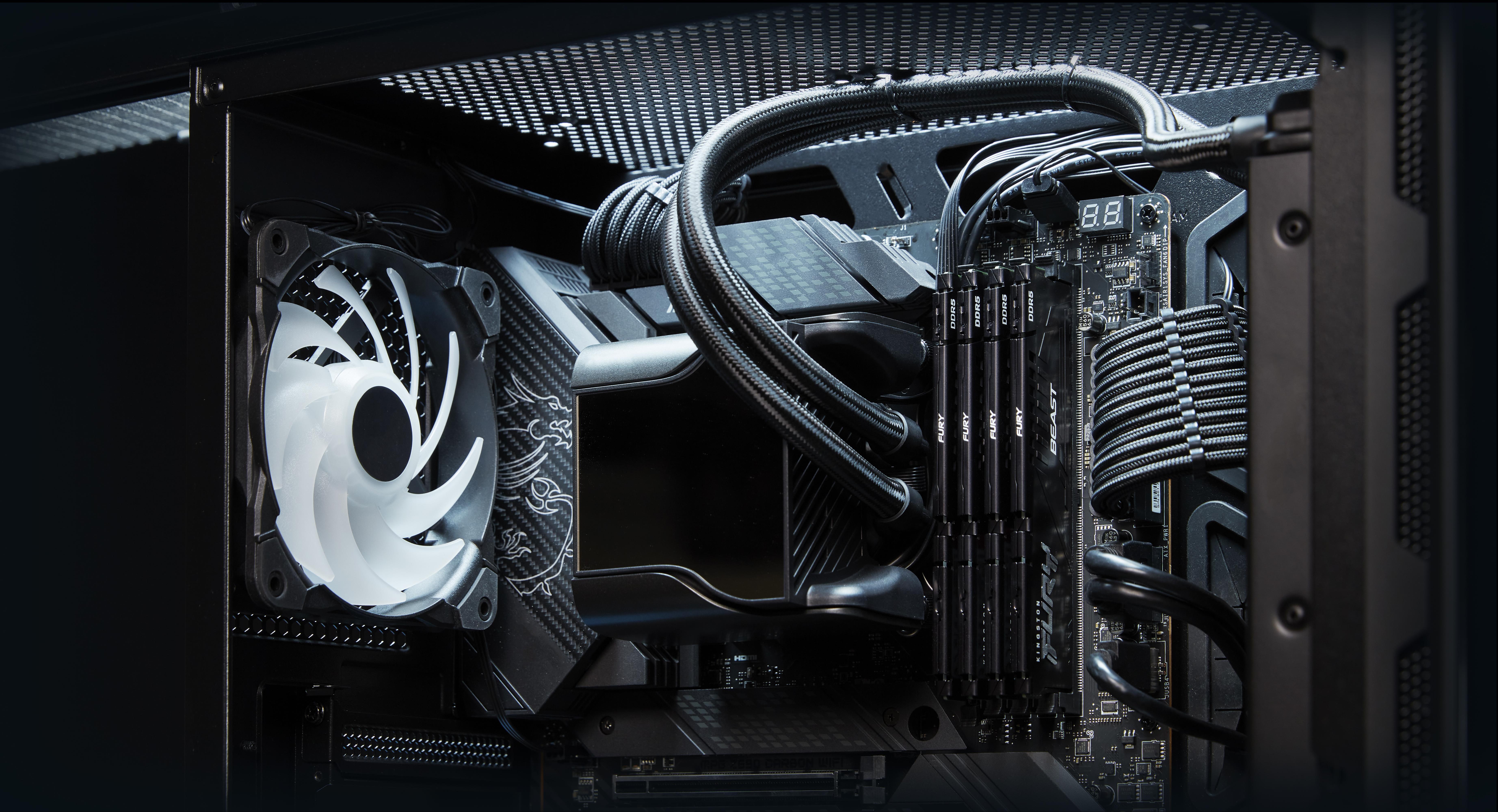 Picture of Picture of Kingston Kit 32GB (2 x 16GB) DDR5 6000MHz FURY Beast Negro CL30