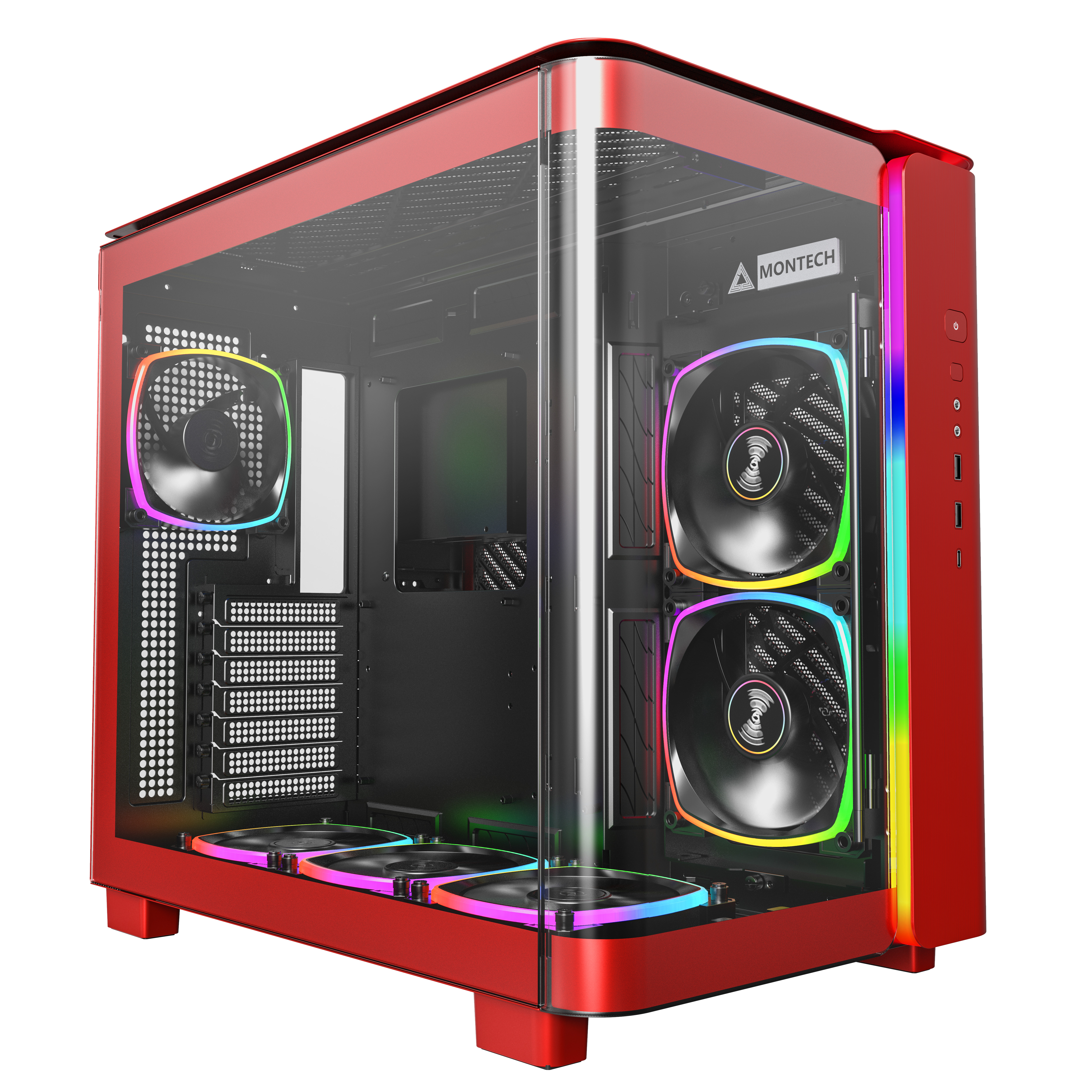 Picture of Picture of Caja ATX Montech King 95 PRO Rojo