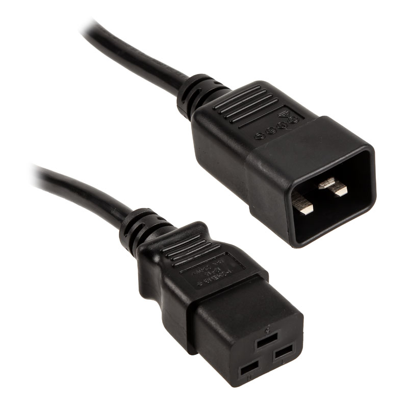 Kolink - Cable de Extensión de Alimentación Externo Kolink C19 > C20 High Watt 1.8 Metros