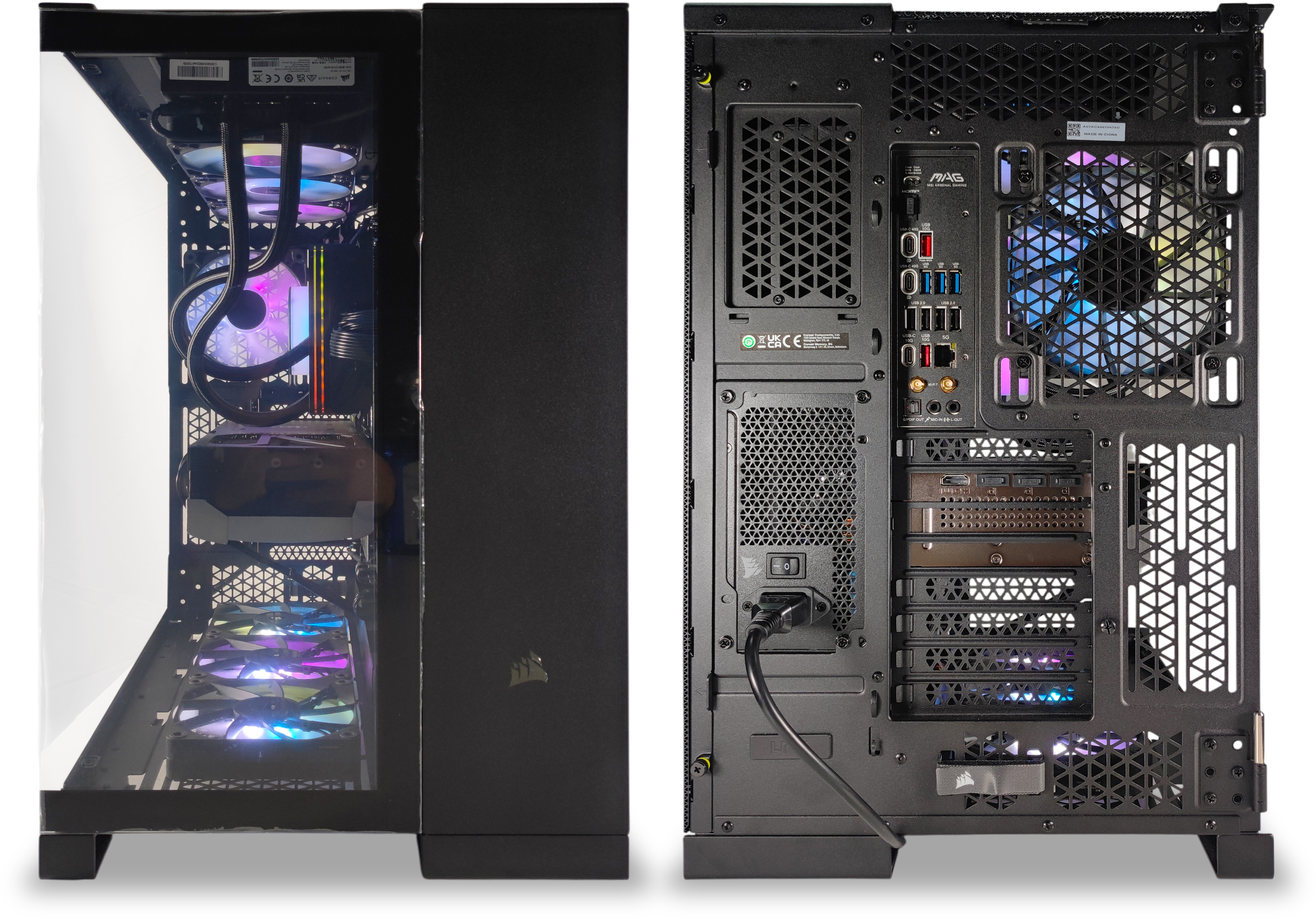 King Mod Systems - Ordenador King Mod Gamer-PC x iCUE Impakt Edition Ryzen 7 9800X3D 64GB DDR5 2TB RTX 5090 WiFi W11