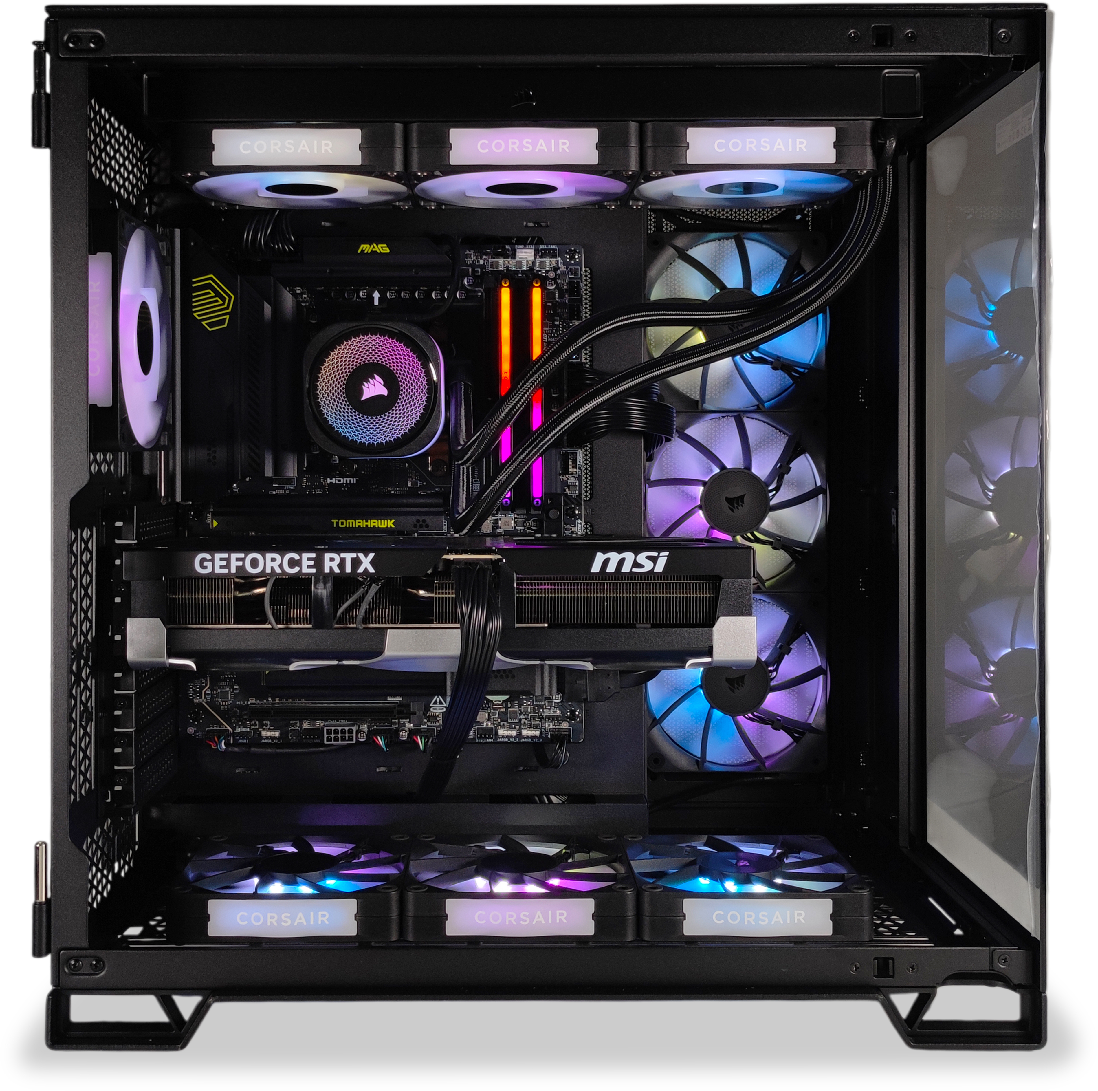 King Mod Systems - Ordenador King Mod Gamer-PC x iCUE Impakt Edition Ryzen 7 9800X3D 64GB DDR5 2TB RTX 5090 WiFi W11