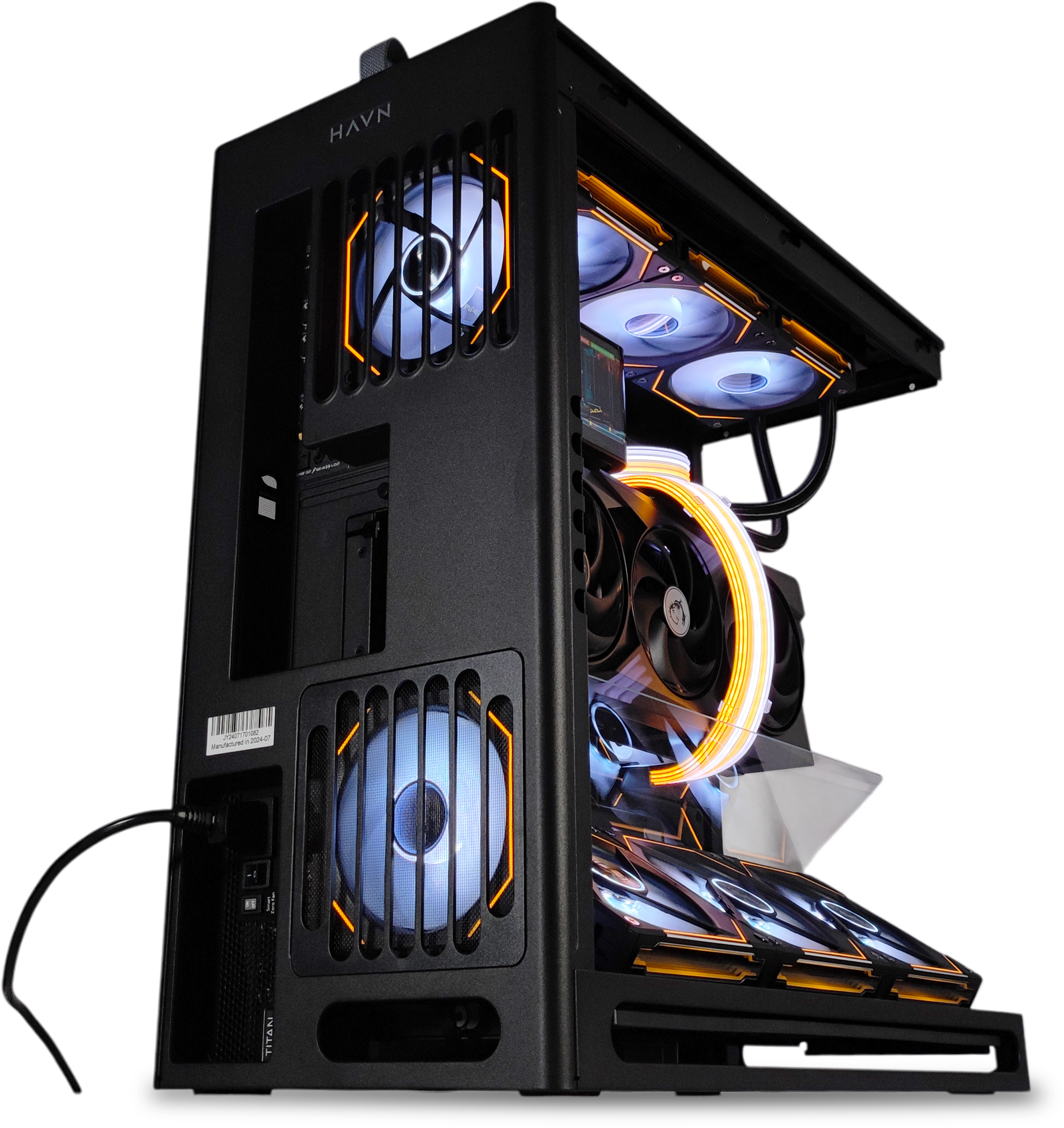 King Mod Systems - Ordenador King Mod Gamer-PC Ryzen 7 9800X3D 64GB DDR5 2TB RTX 5090 WiFi W11