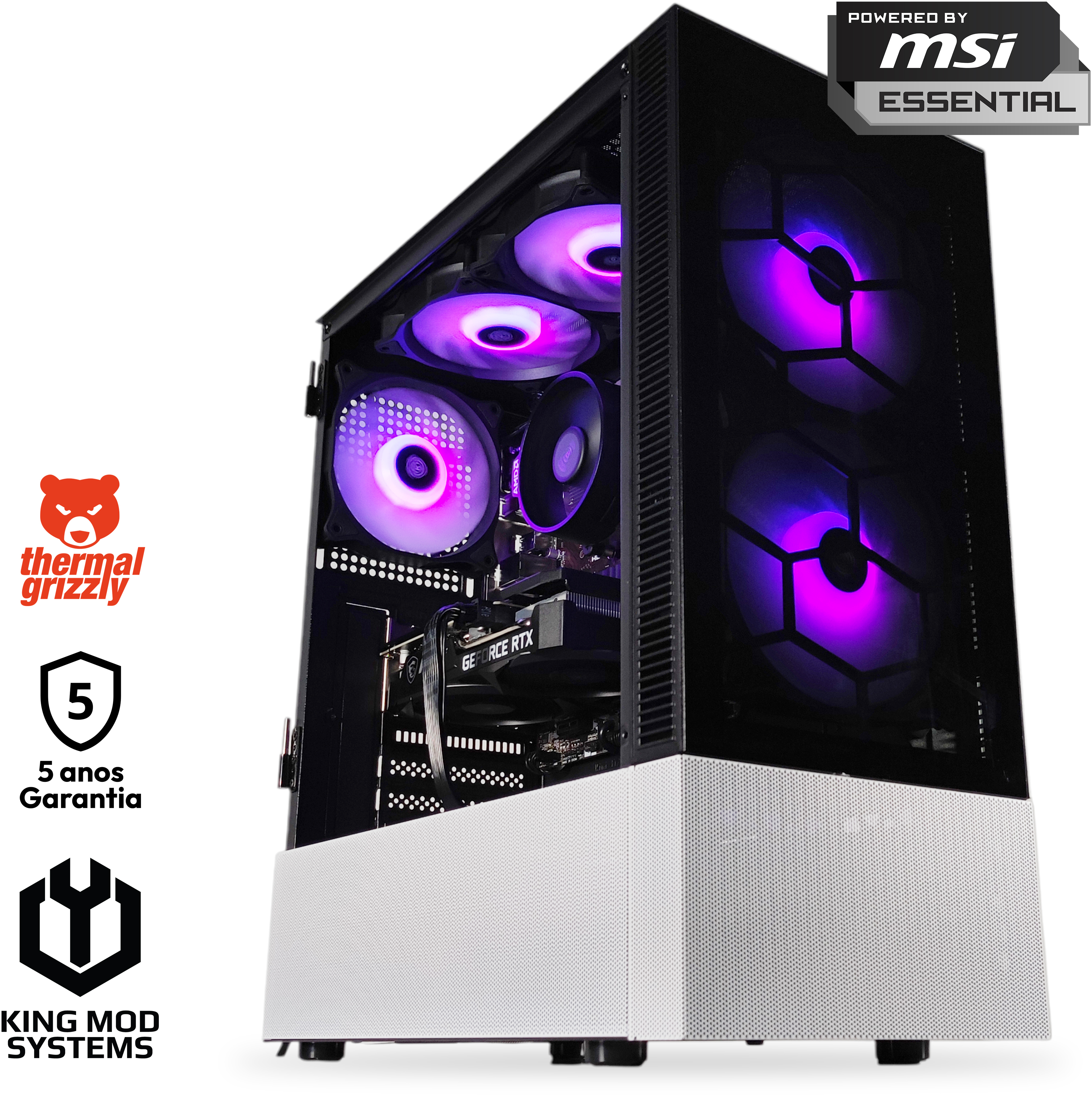 Picture of Picture of Ordenador King Mod Limited-PC Ryzen 5 5500 16GB DDR4 500GB RTX 3050 8GB WiFi W11