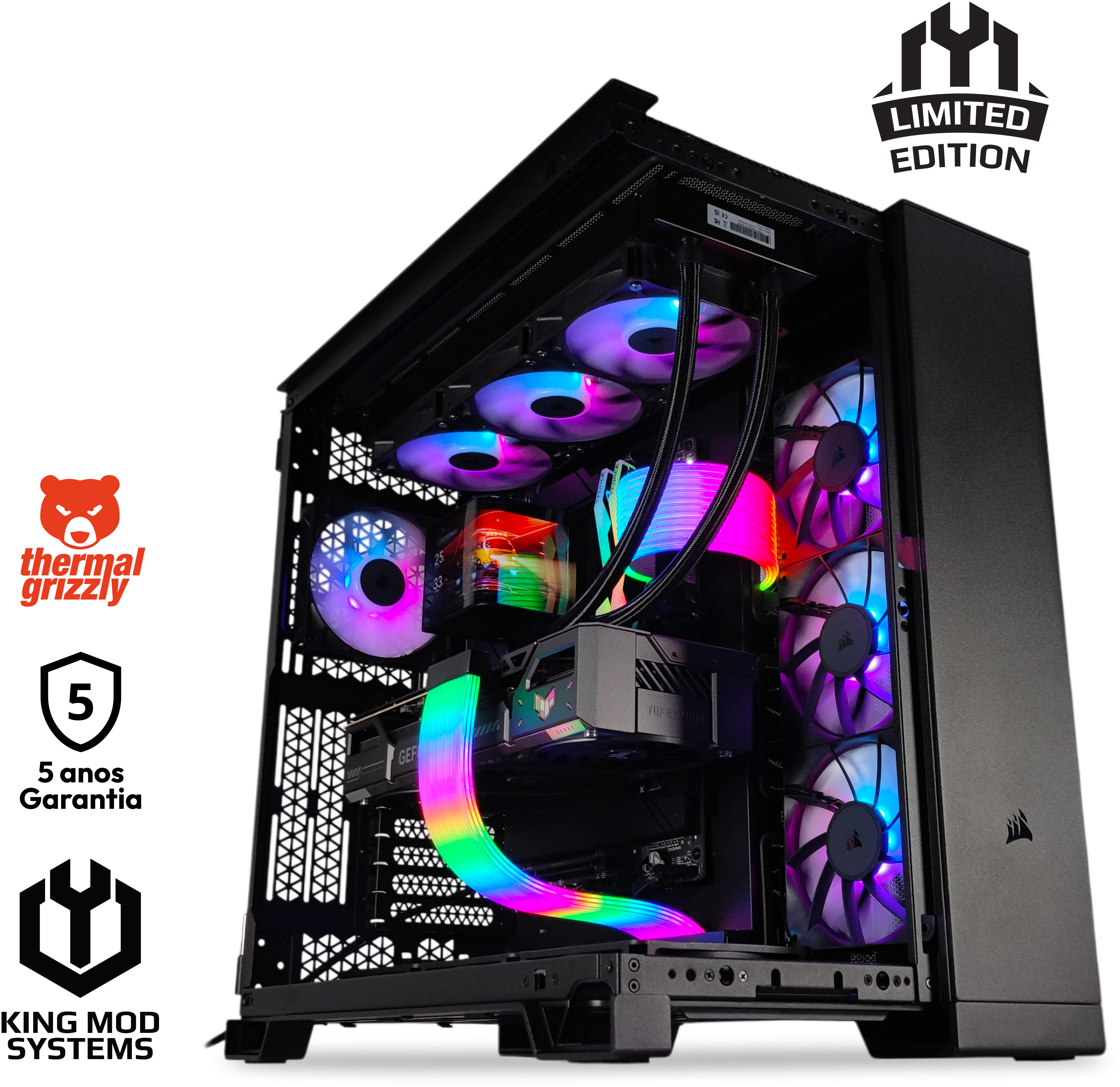Picture of Picture of Ordenador King Mod Limited-PC Ryzen 7 9700X 32GB DDR5 1TB RTX 5070 Ti WiFi W11