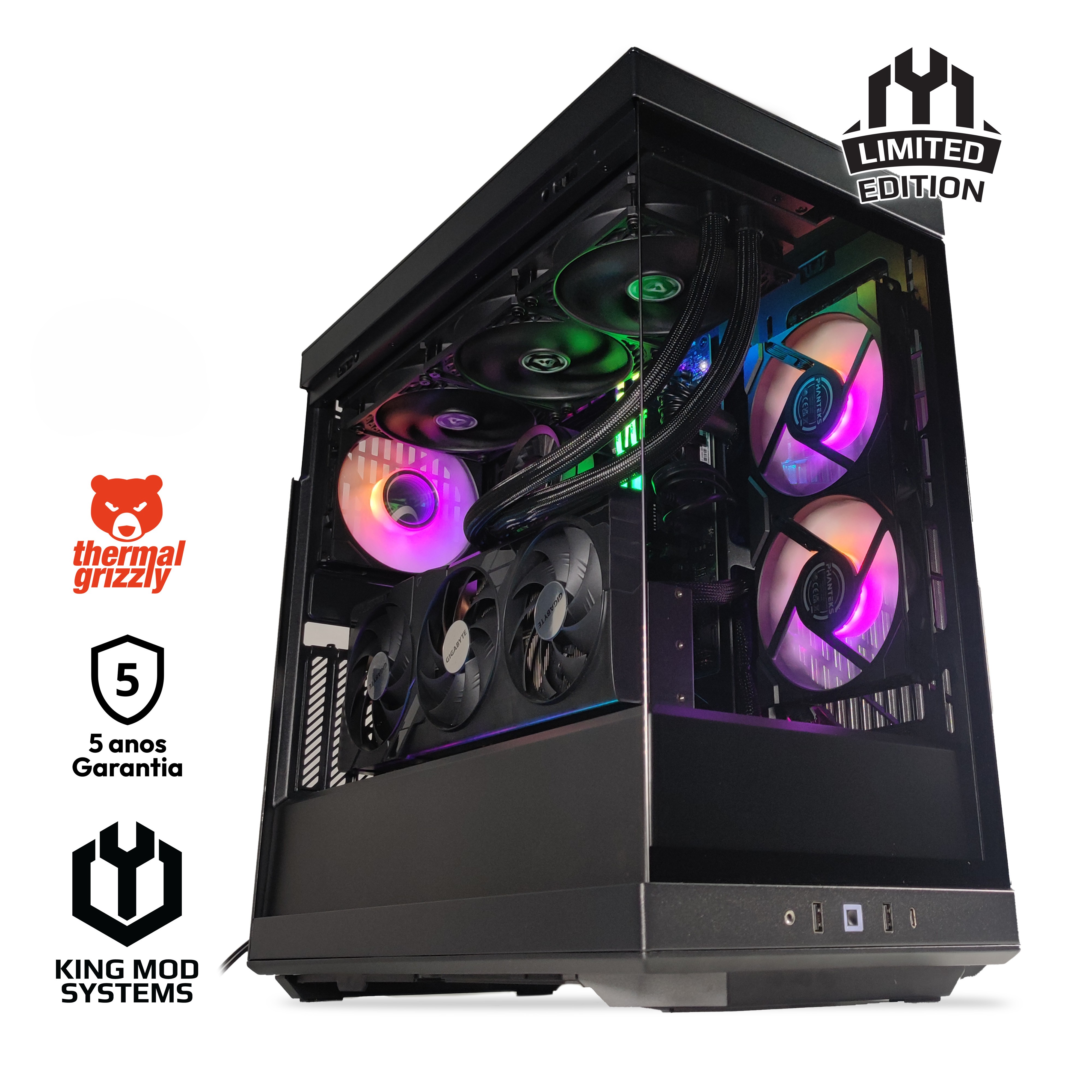 Picture of Picture of Ordenador King Mod Limited-PC Ryzen 7 9800X3D 64GB DDR5 2TB RTX 4080 SUPER WiFi W11