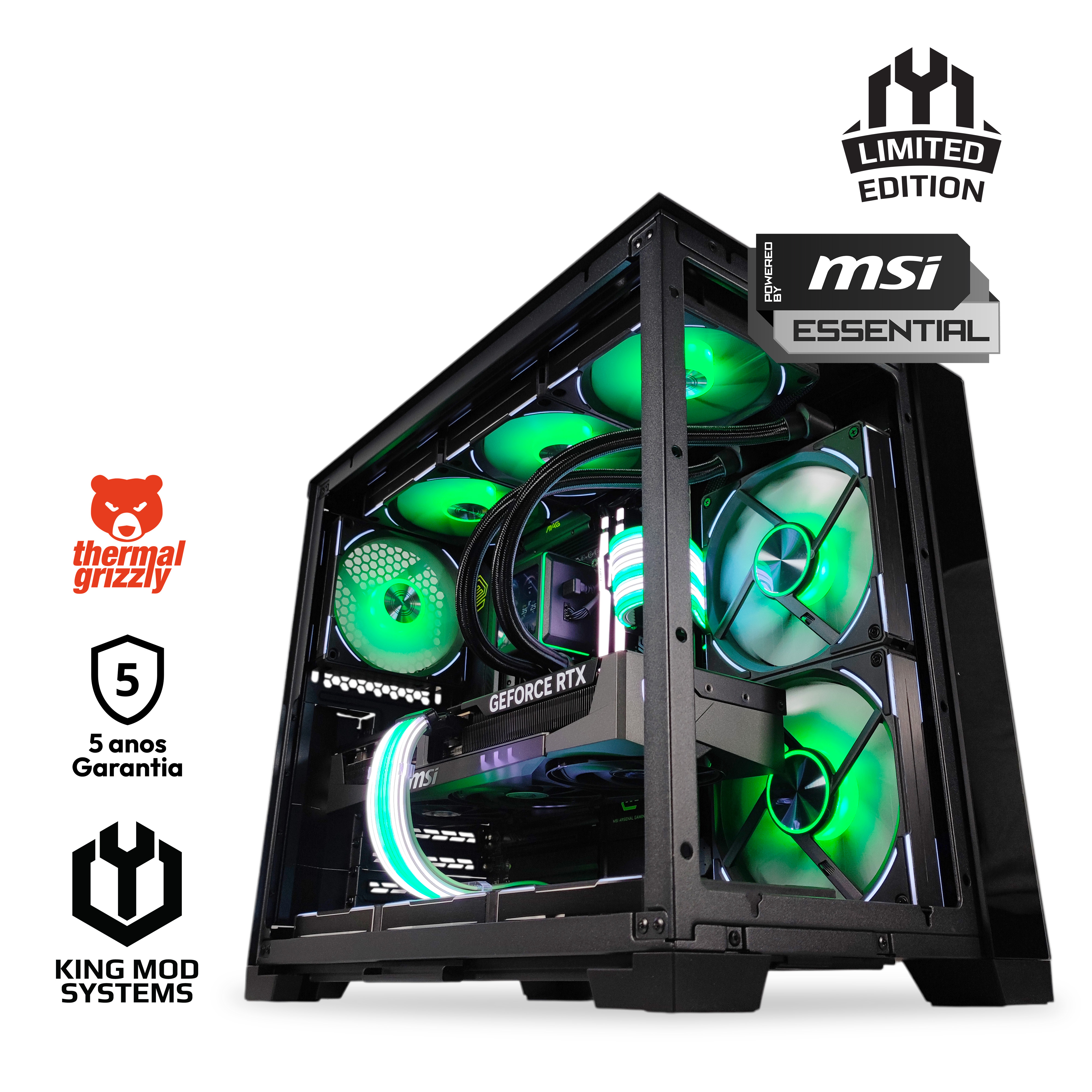 Picture of Picture of Ordenador King Mod Limited-PC Ryzen 7 9800X3D 32GB DDR5 2TB RTX 5080 WiFi W11 V2