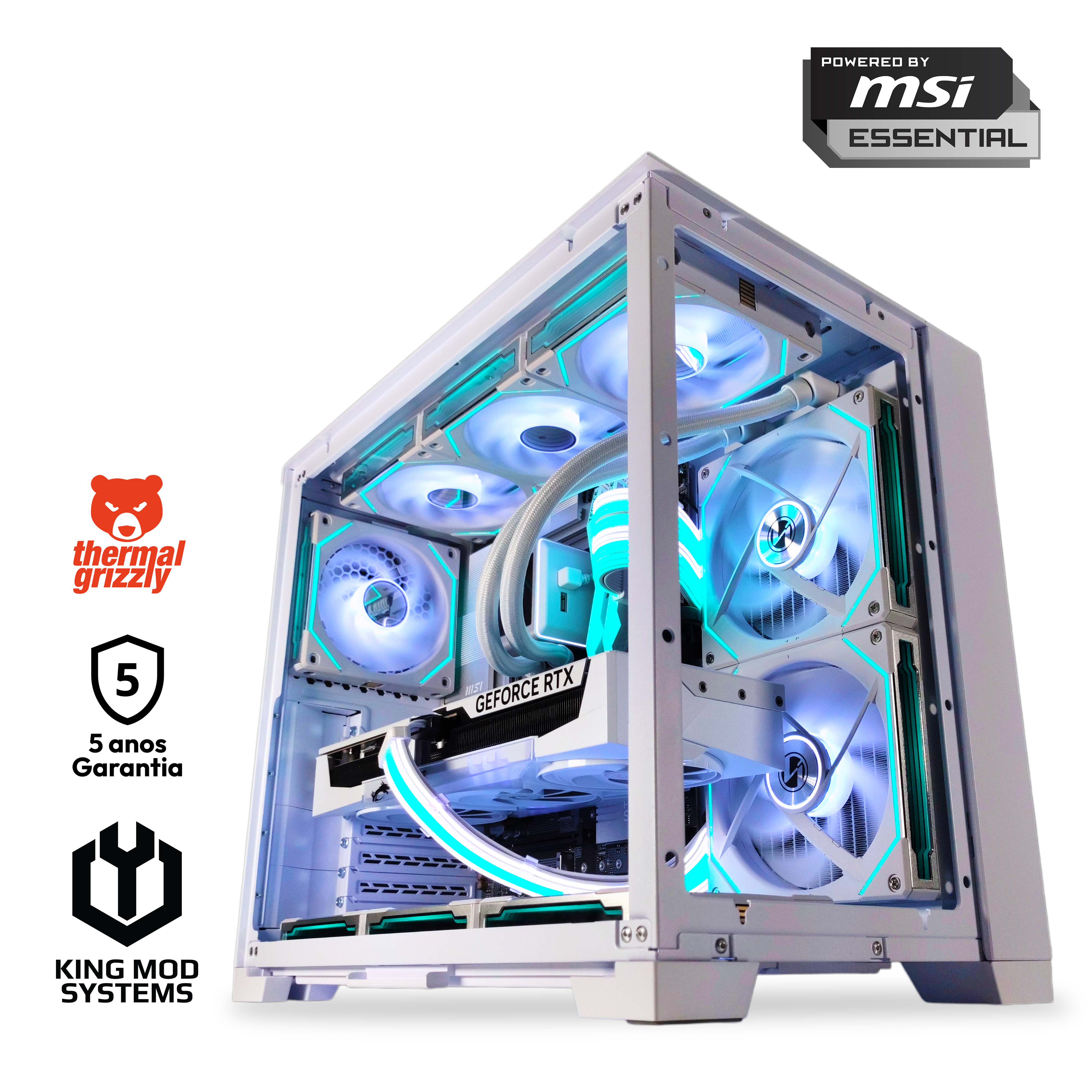 Picture of Picture of Ordenador King Mod Gamer-PC Powered by MSI Intel Ultra 7 265KF 48GB DDR5 2TB RTX 5080 WiFi W11