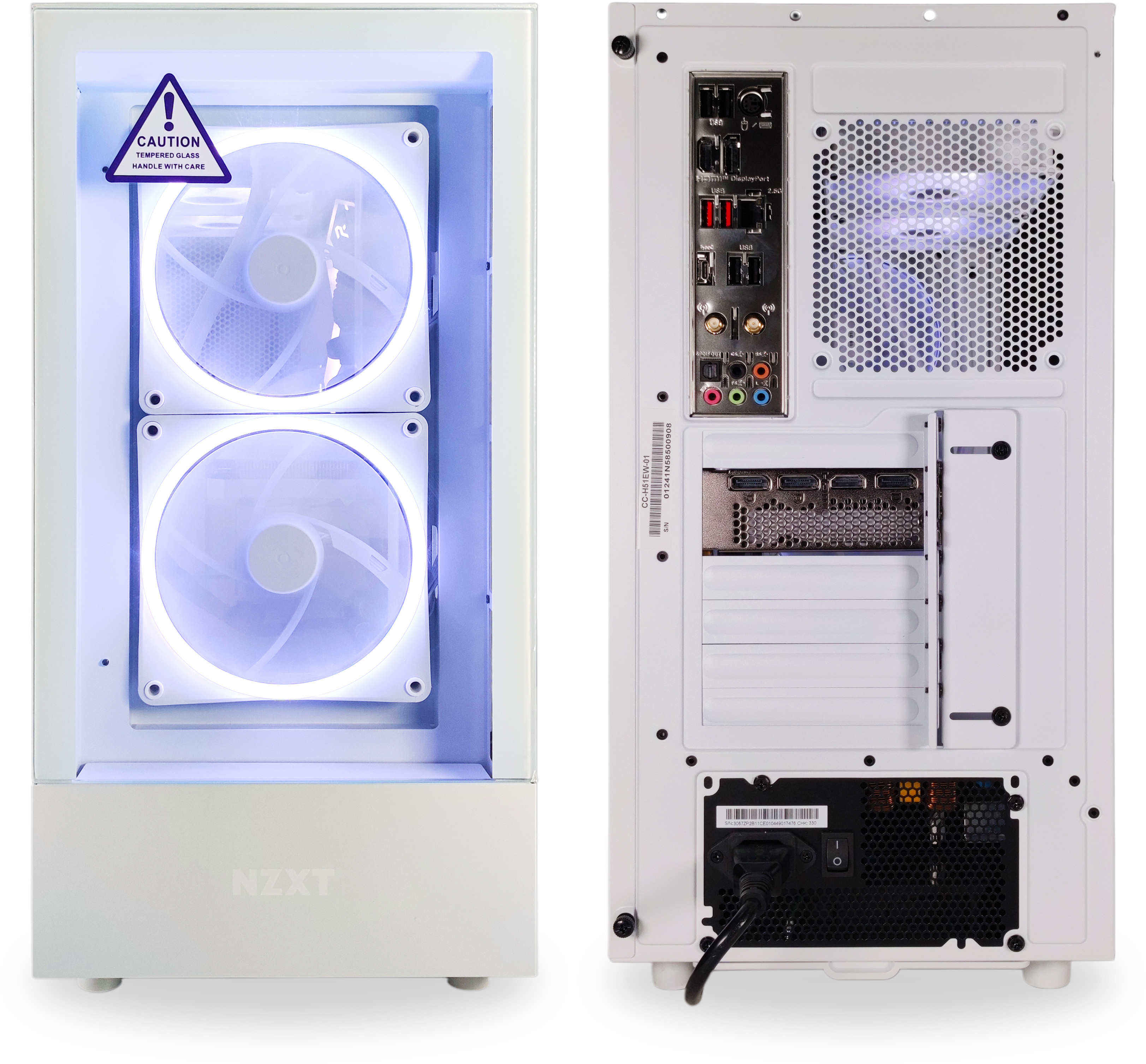 King Mod Systems - Ordenador King Mod Limited-PC X NZXT Intel i5 14600KF 32GB DDR5 1TB RTX 4060 WiFi W11