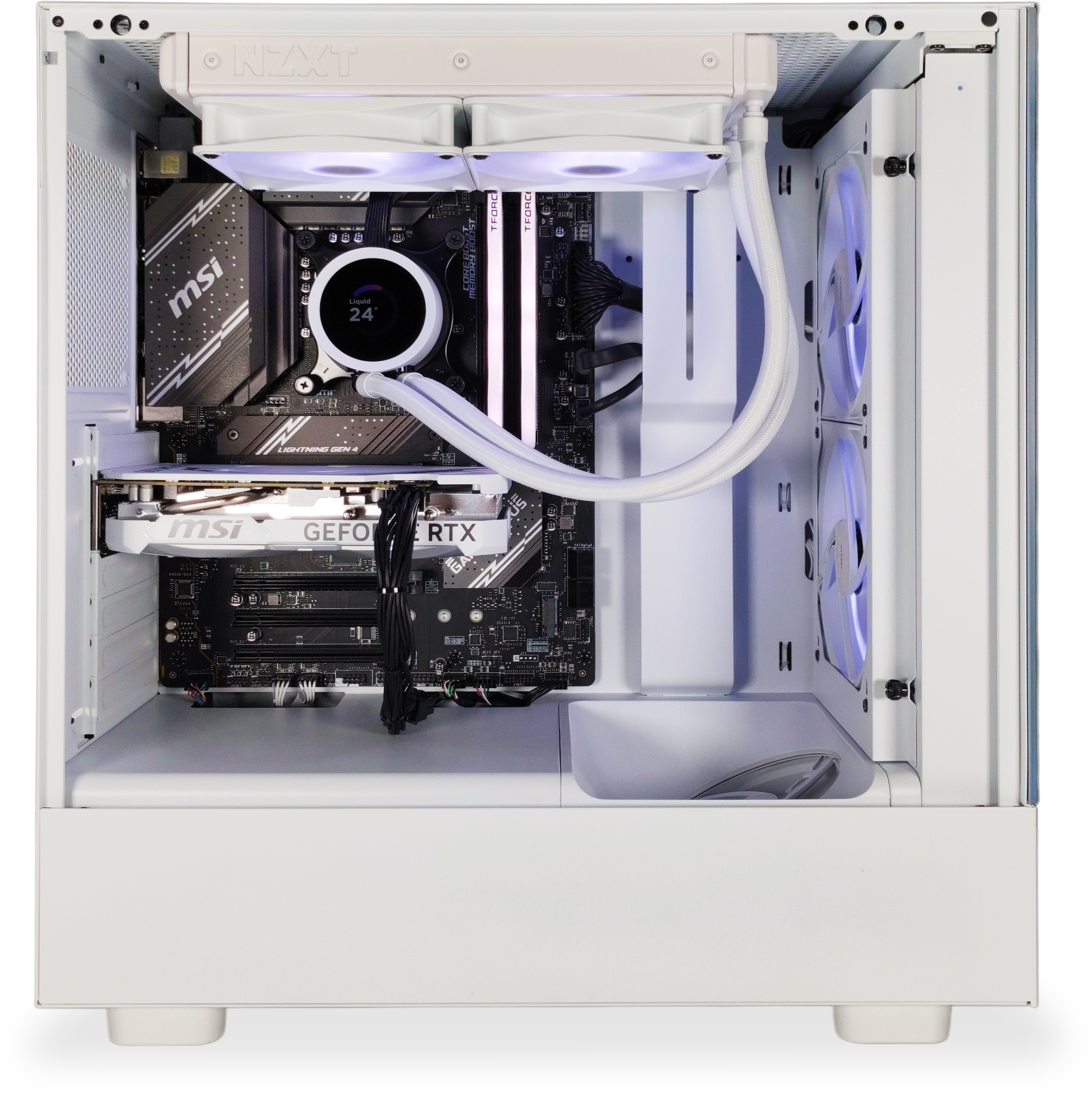 King Mod Systems - Ordenador King Mod Limited-PC X NZXT Intel i5 14600KF 32GB DDR5 1TB RTX 4060 WiFi W11